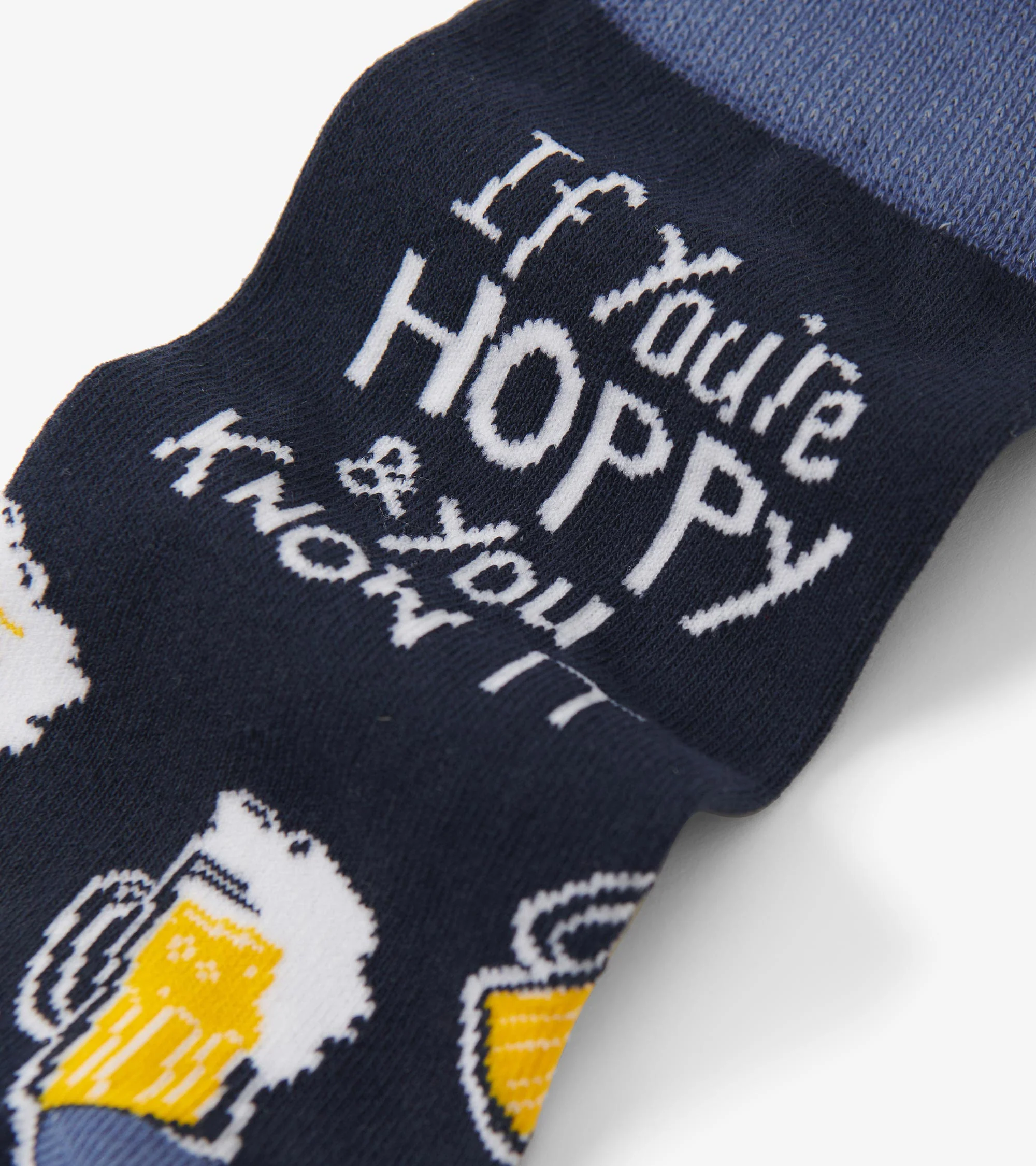 If You're Hoppy And You Know it Men's Crew Socks - Image 4