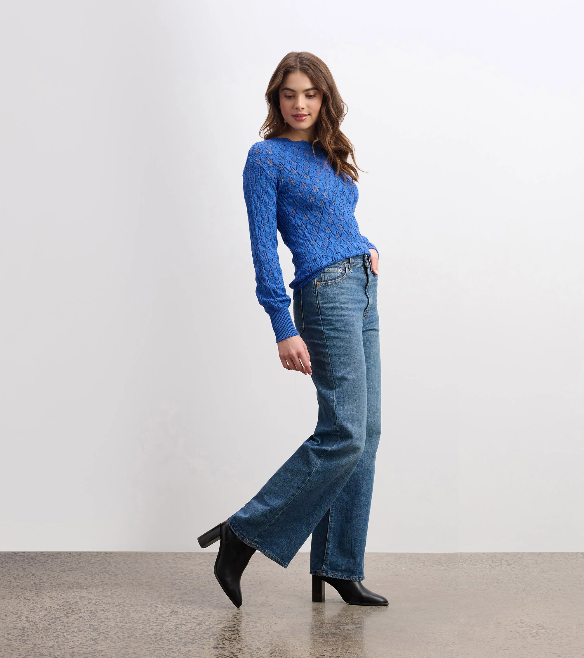 Iris Sweater - Denim Blue - Image 4