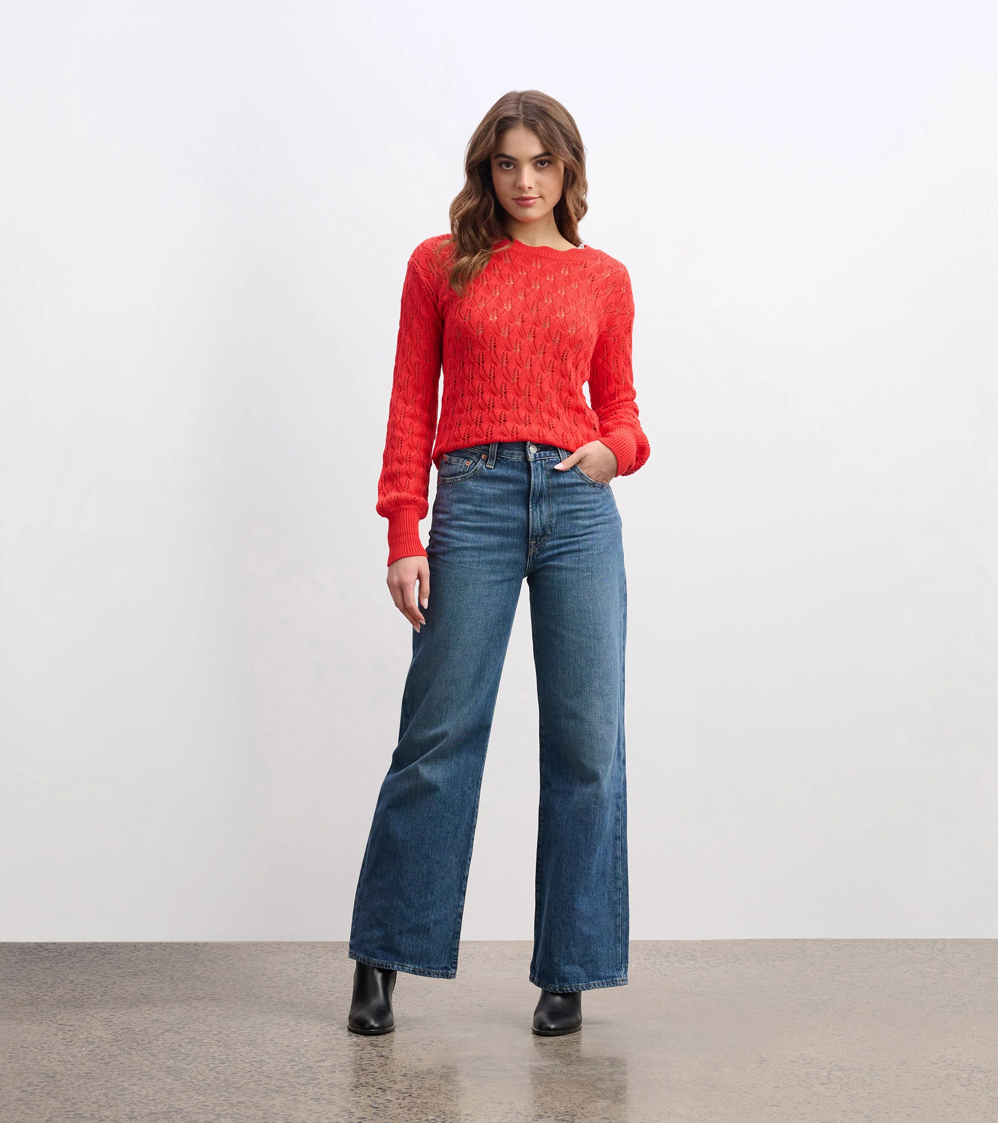 Iris Sweater - Ruby Red - Image 6