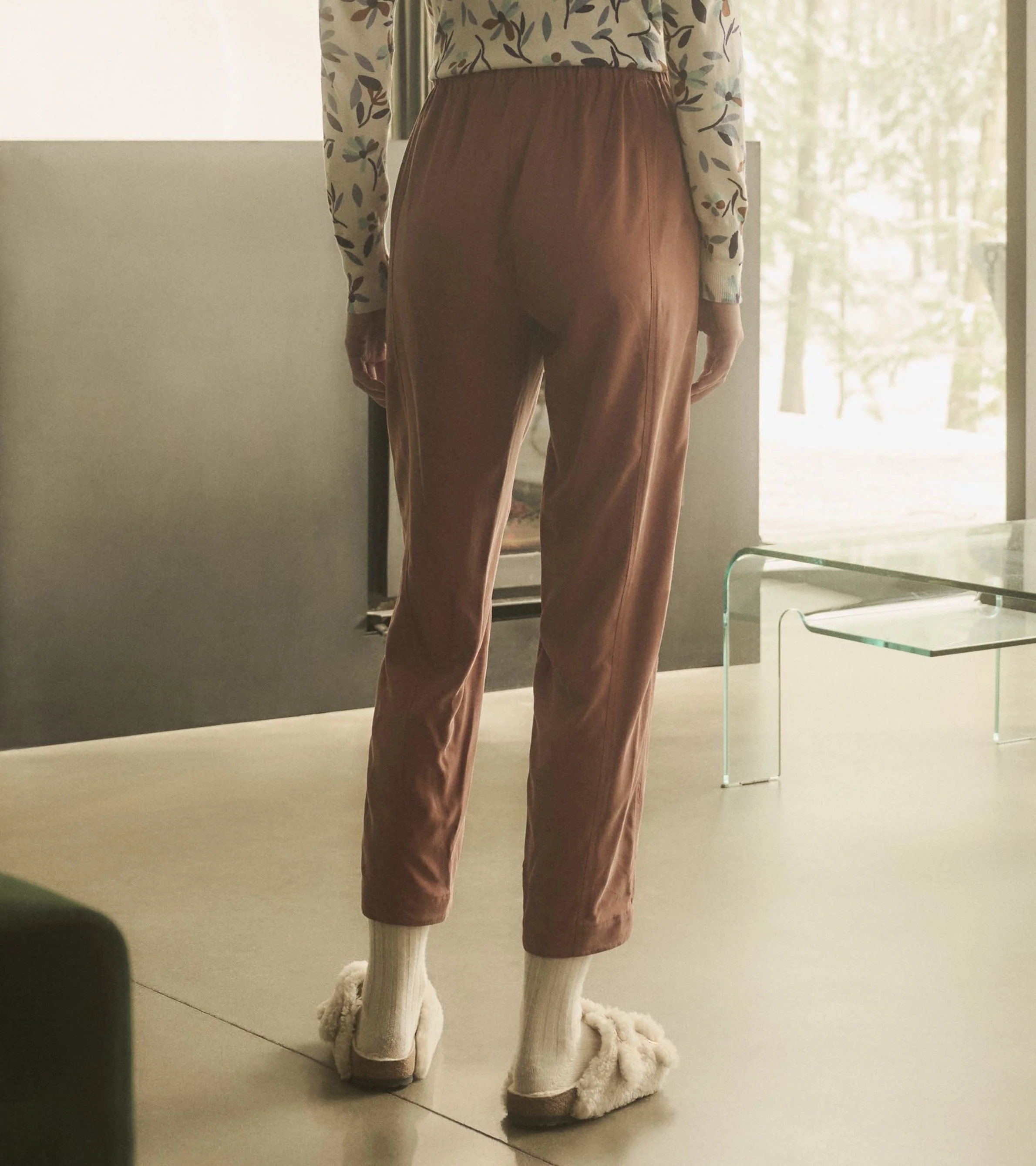 Jaime Ankle Pants - Brown - Image 4