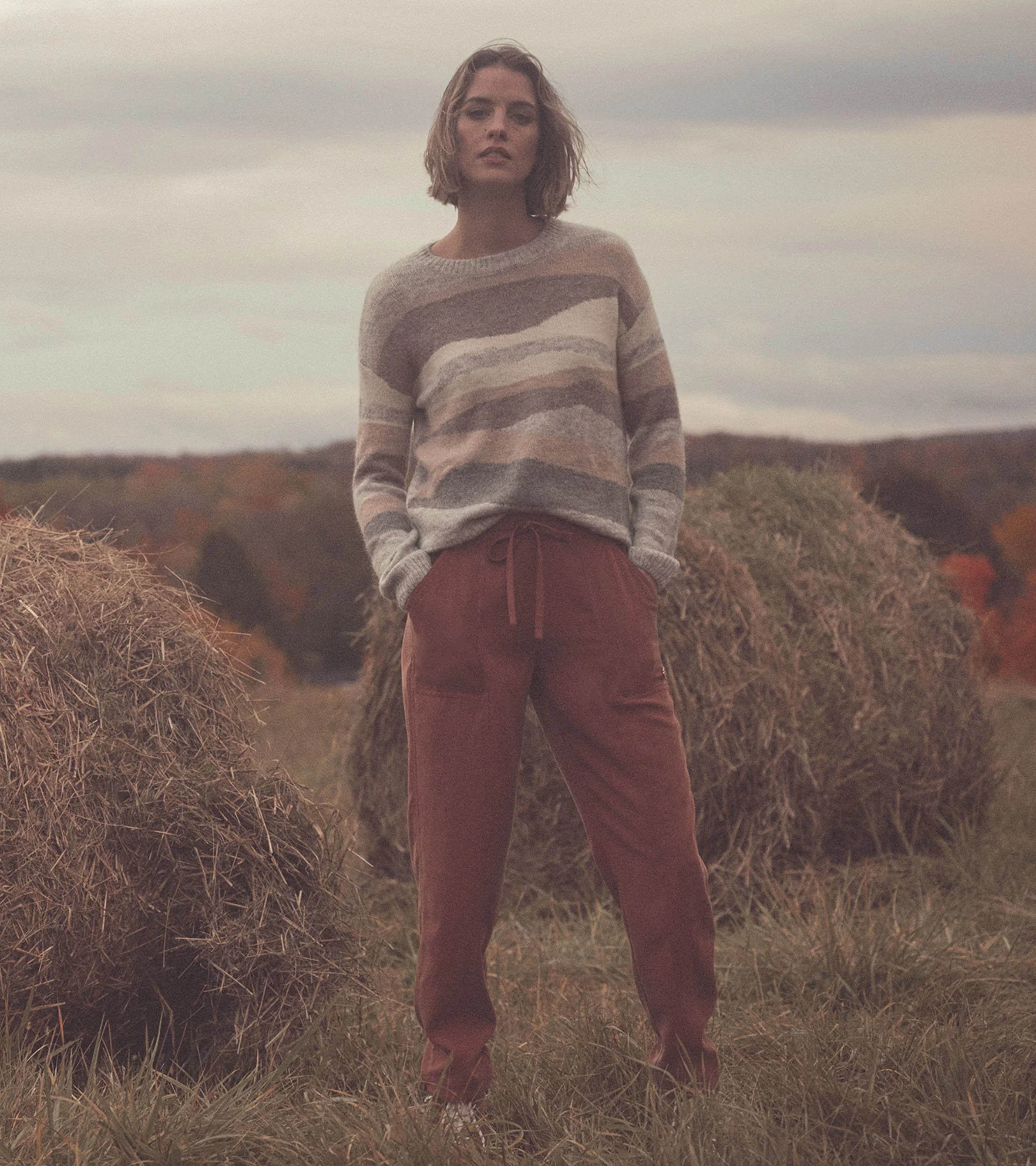 Jaime Ankle Pants - Brown - Image 5