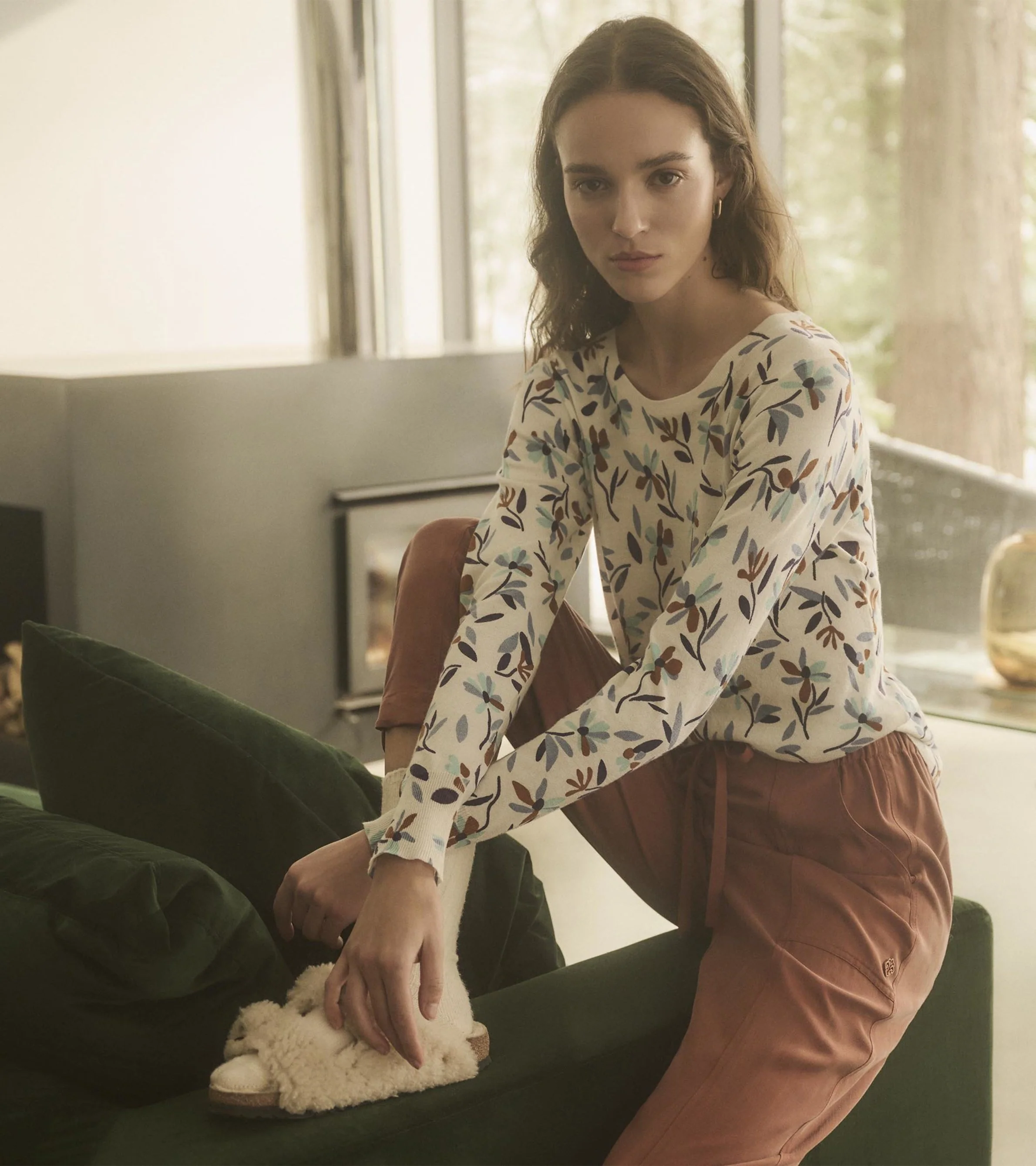 Jaime Ankle Pants - Brown - Image 7