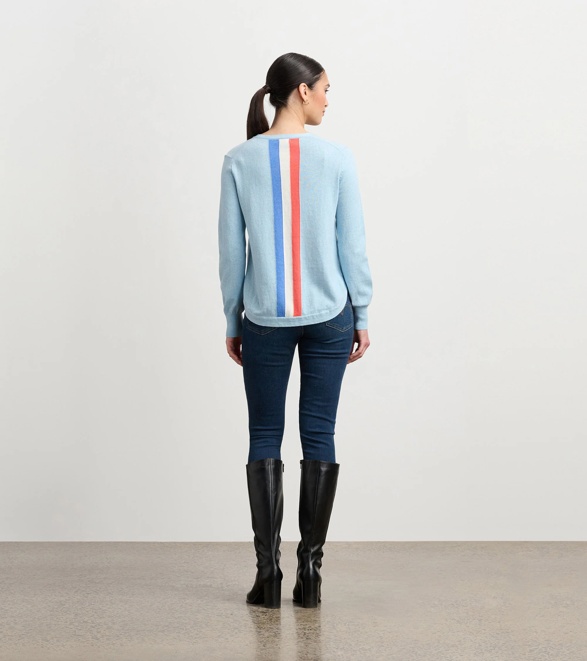 Jessie Sweater - Denim Melange - Image 4