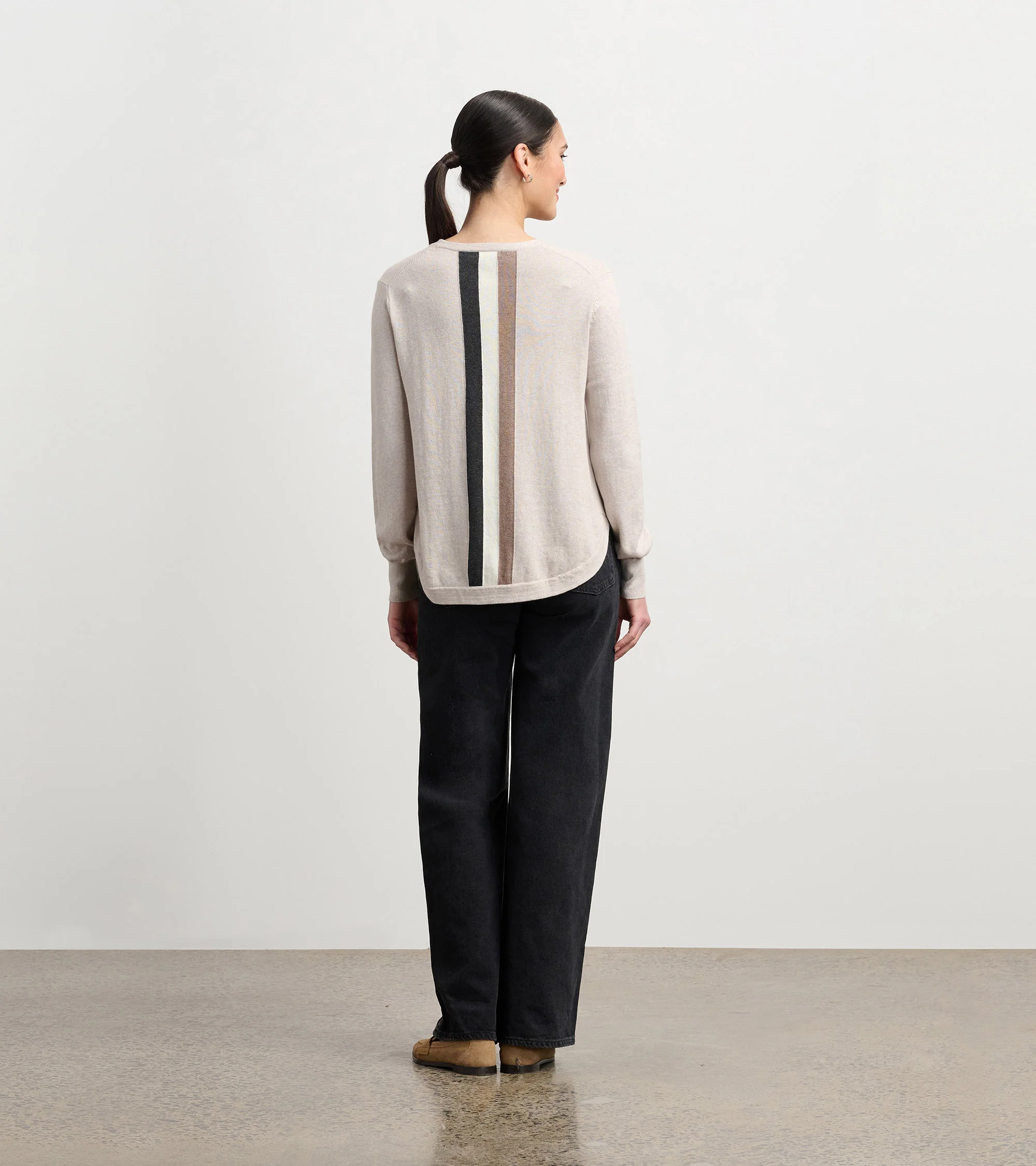 Jessie Sweater - Oatmeal Melange - Image 4
