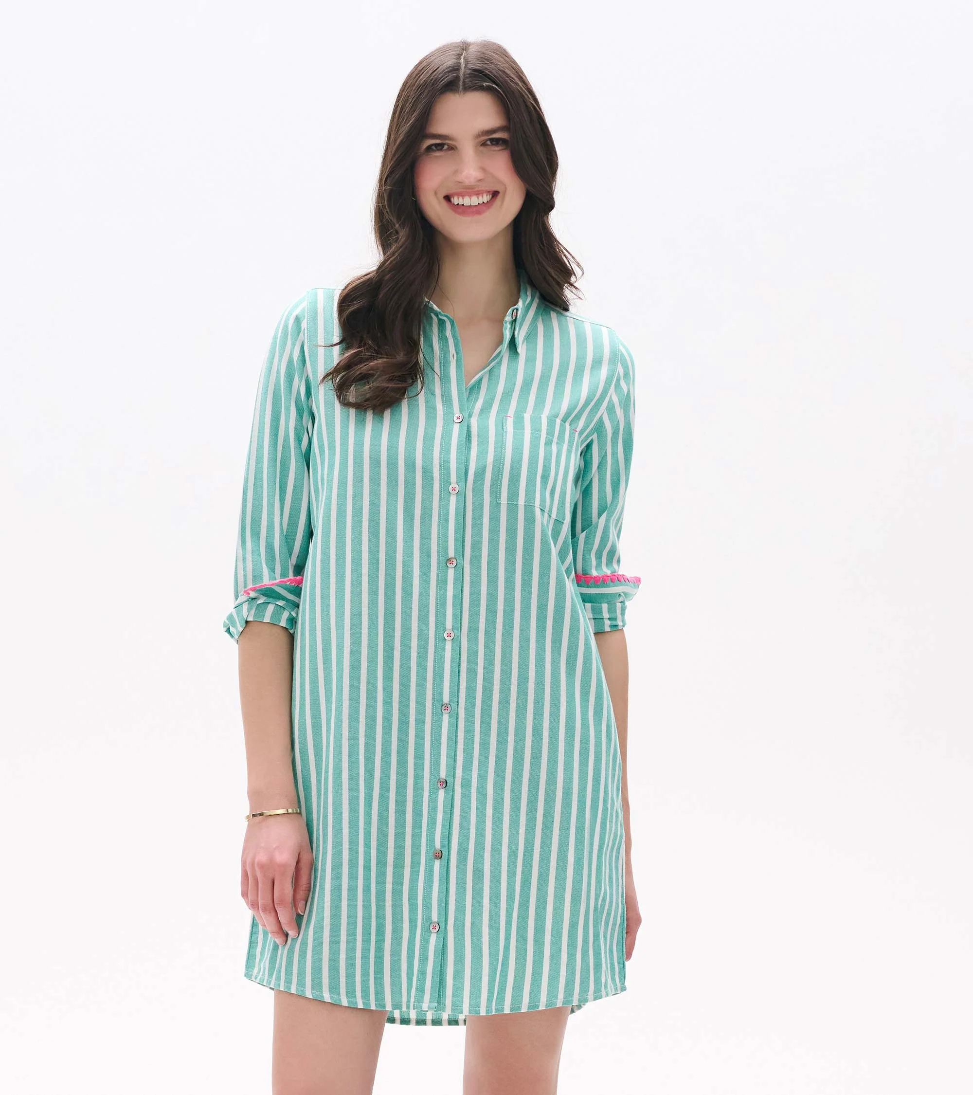 Julia Shirt Dress - Arcadia Stripes - Image 3