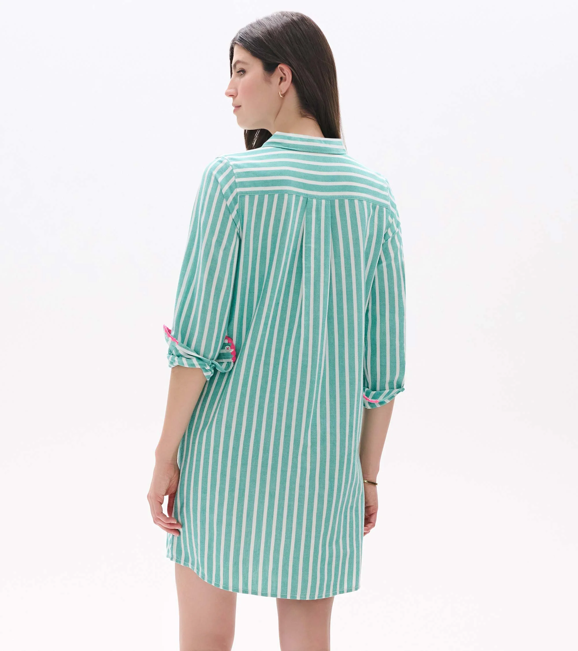 Julia Shirt Dress - Arcadia Stripes - Image 5
