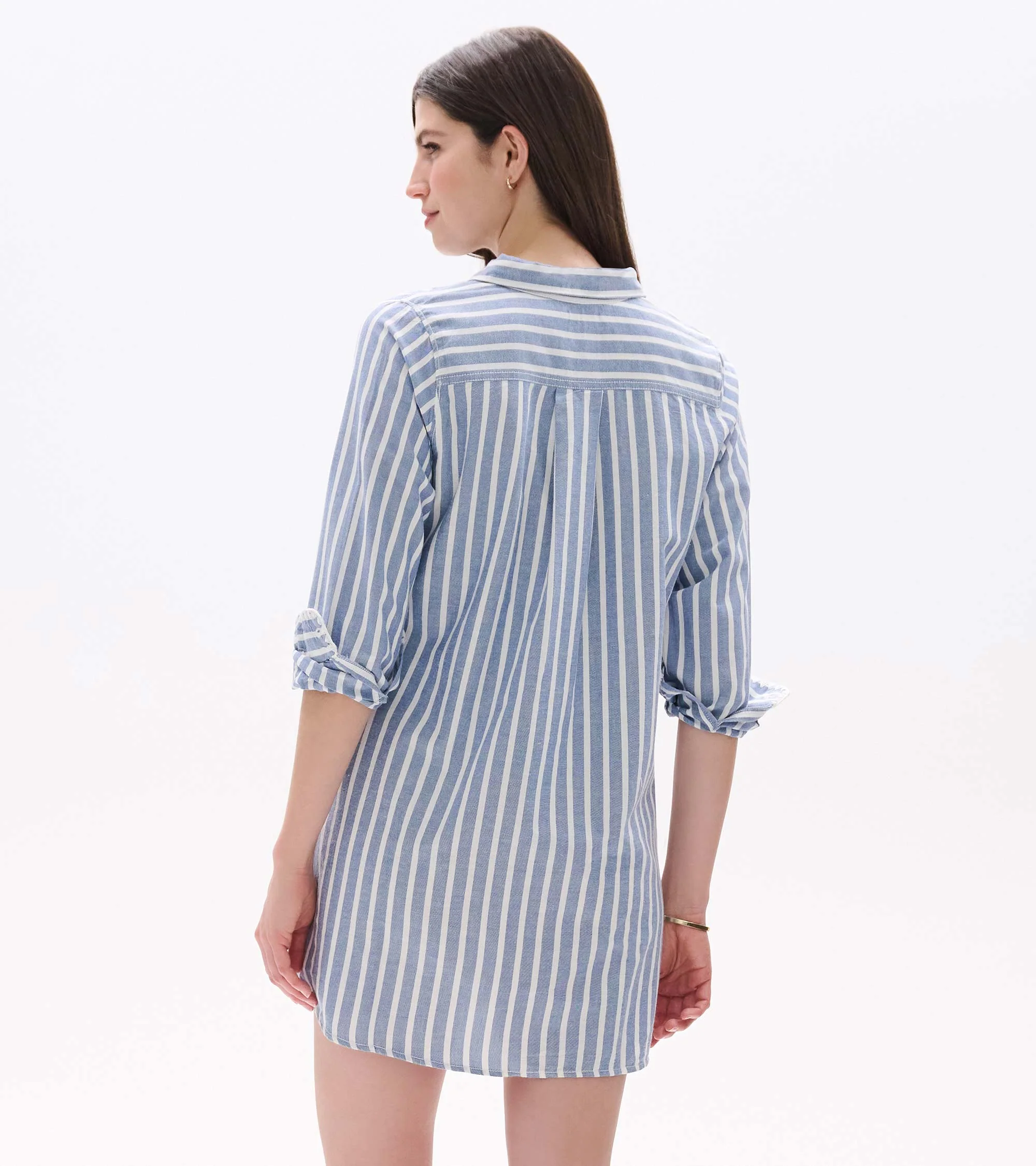 Julia Shirt Dress - Classic Stripes - Image 6