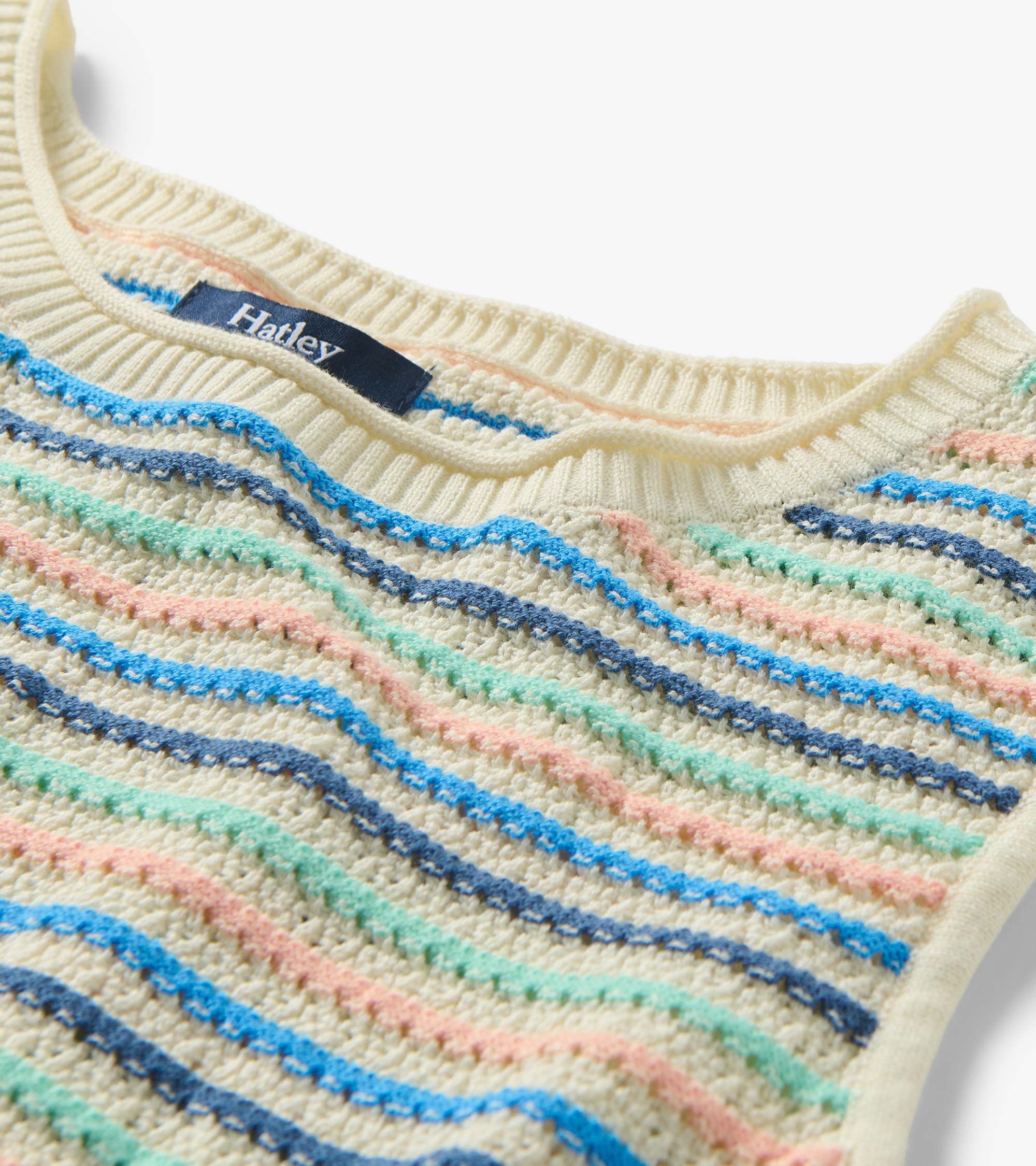 Kate Sleeveless Tank - Blush Stripes - Image 7