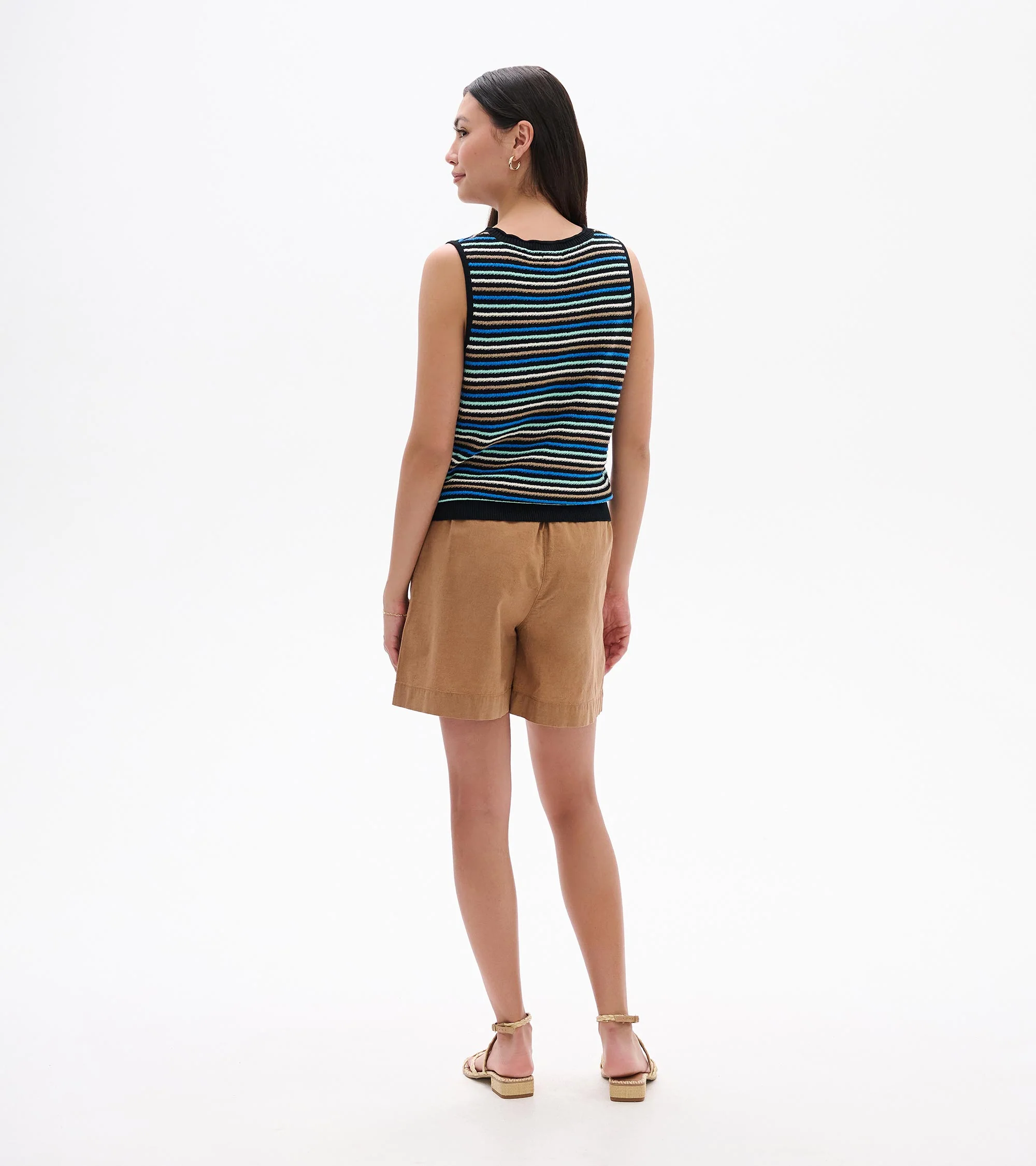 Kate Sleeveless Tank - Desert Stripes - Image 5