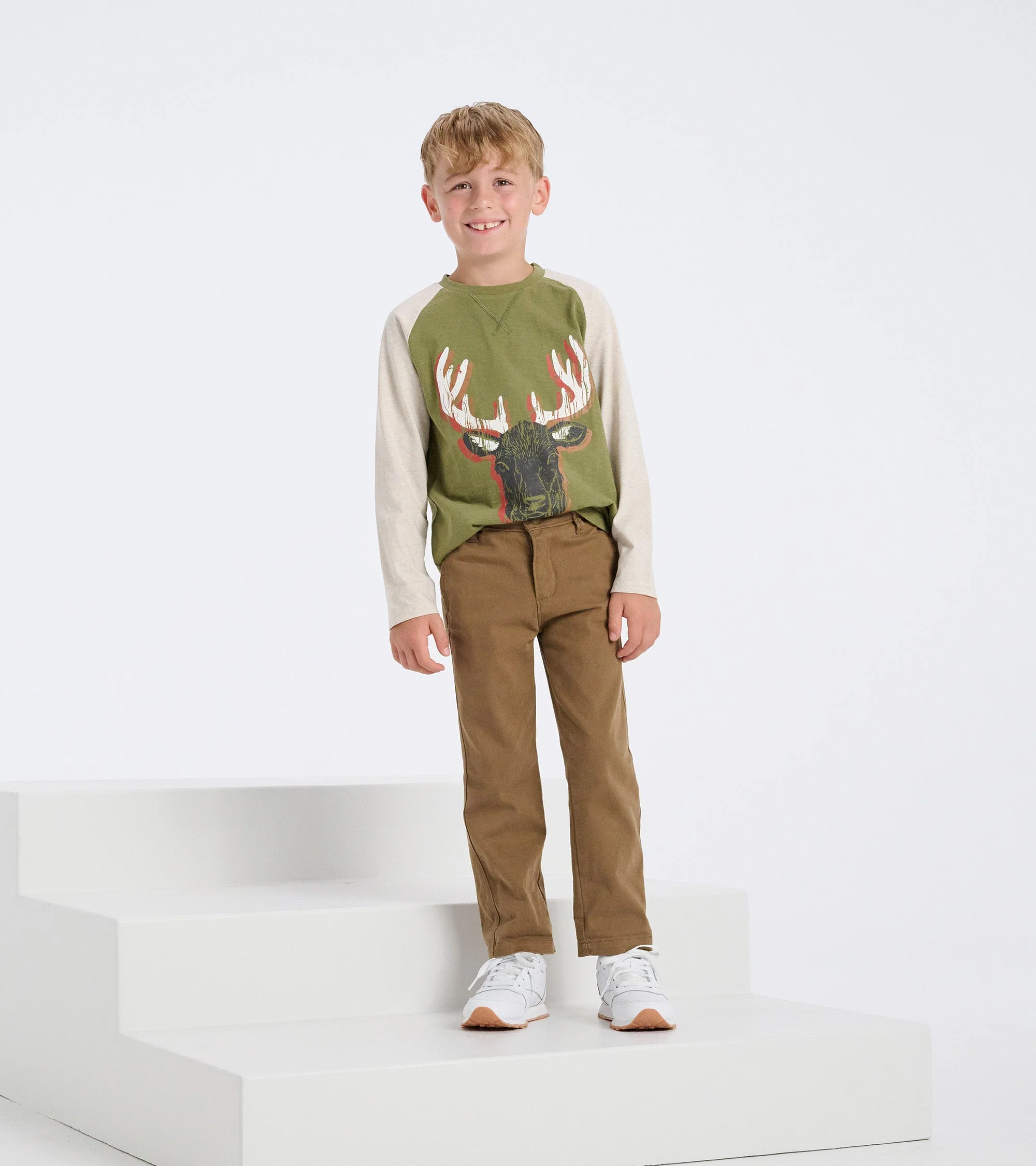 Boys Khaki Twill Pants - Image 2