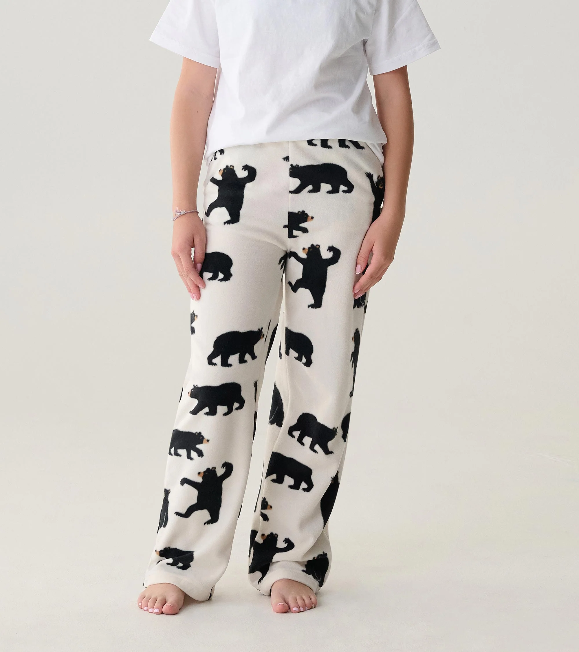 Kids Black Bears Polar Pants - Image 4