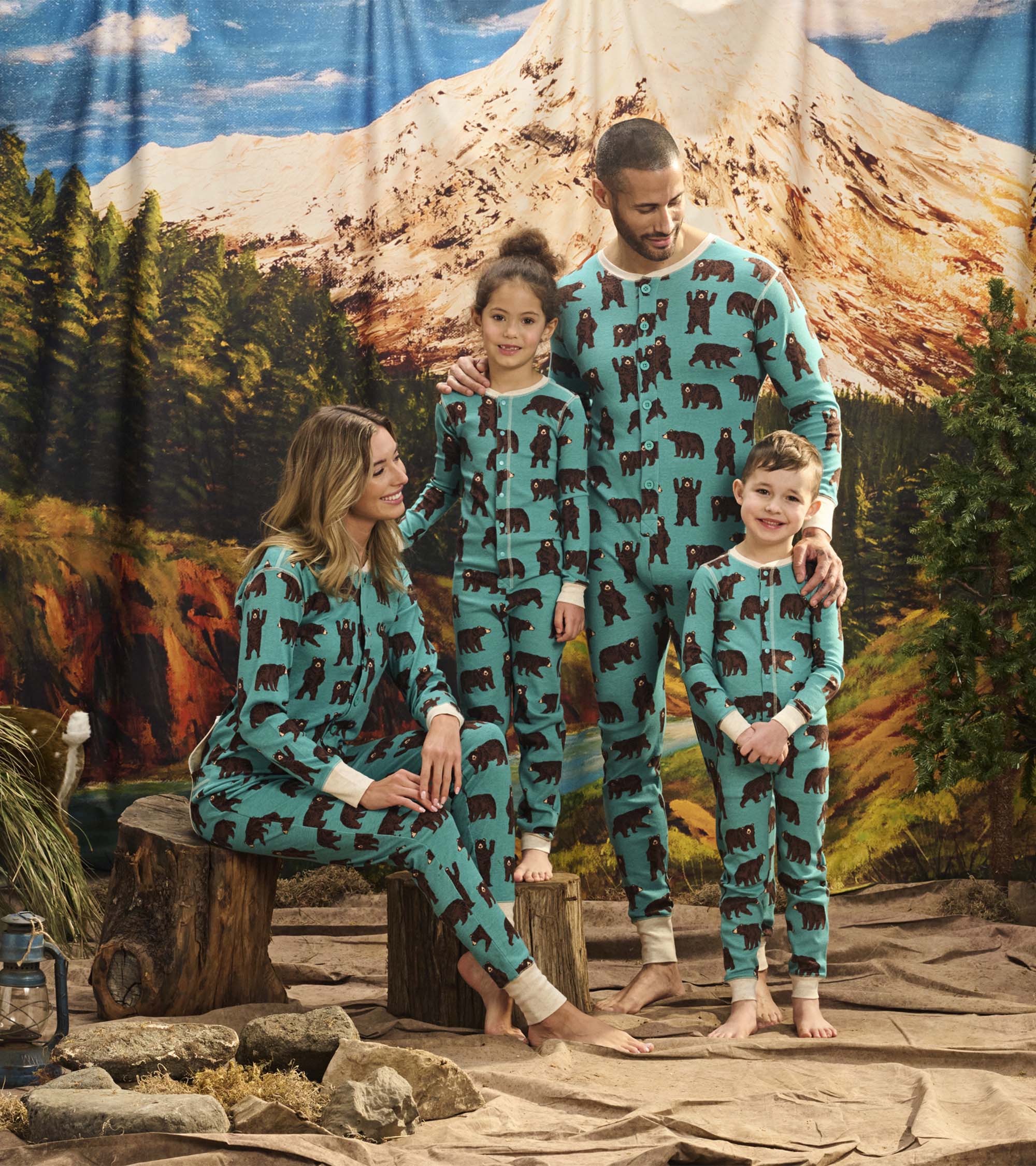 Kids Brown Bears Onesie - Image 4