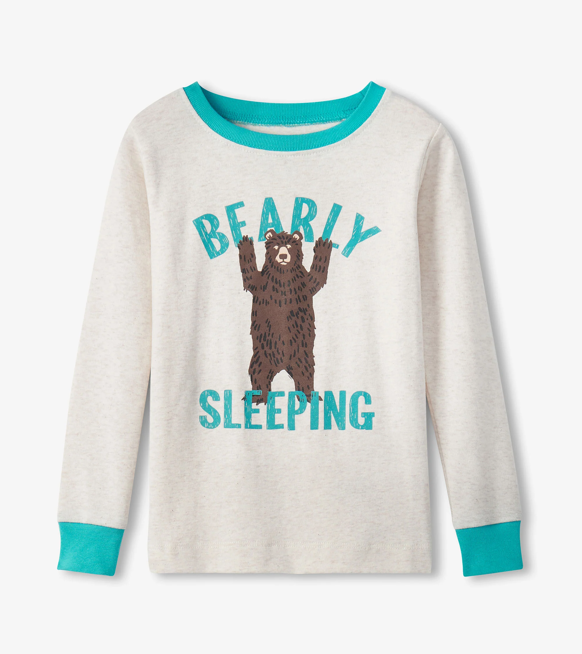 Kids Brown Bears Pajama Set - Image 3