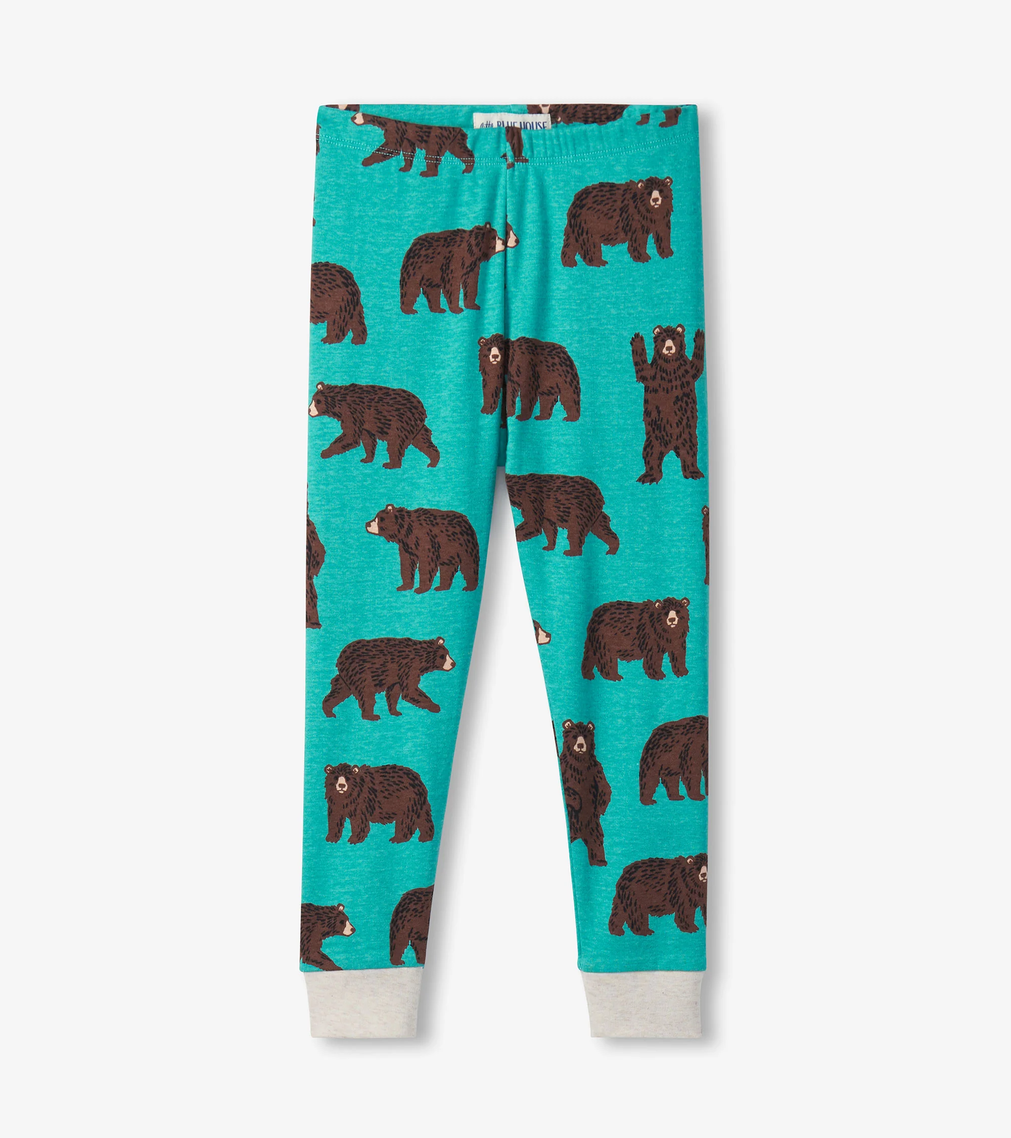 Kids Brown Bears Pajama Set - Image 4