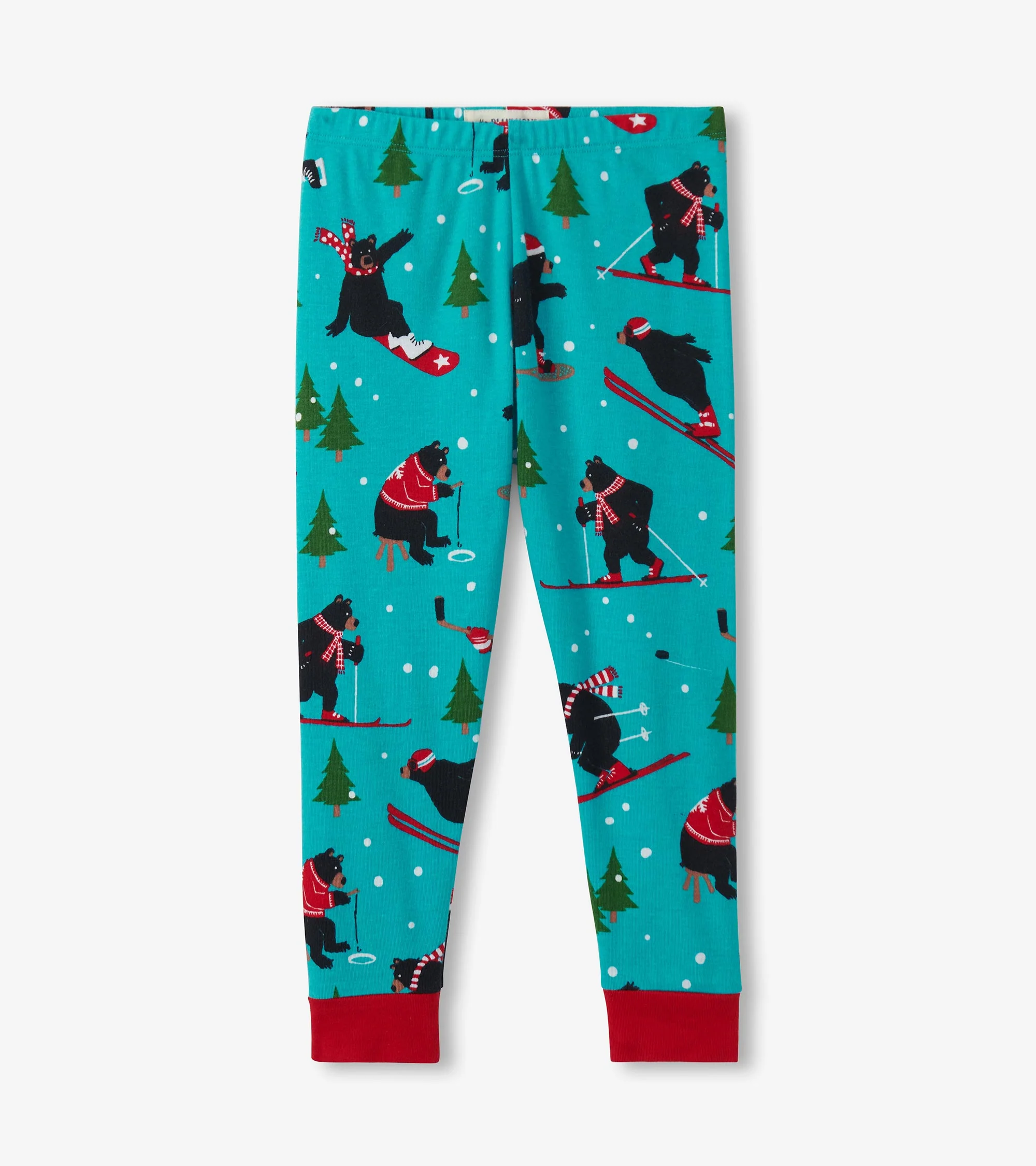 Kids Eat Sleep Shred Appliqué Pajama Set - Image 3