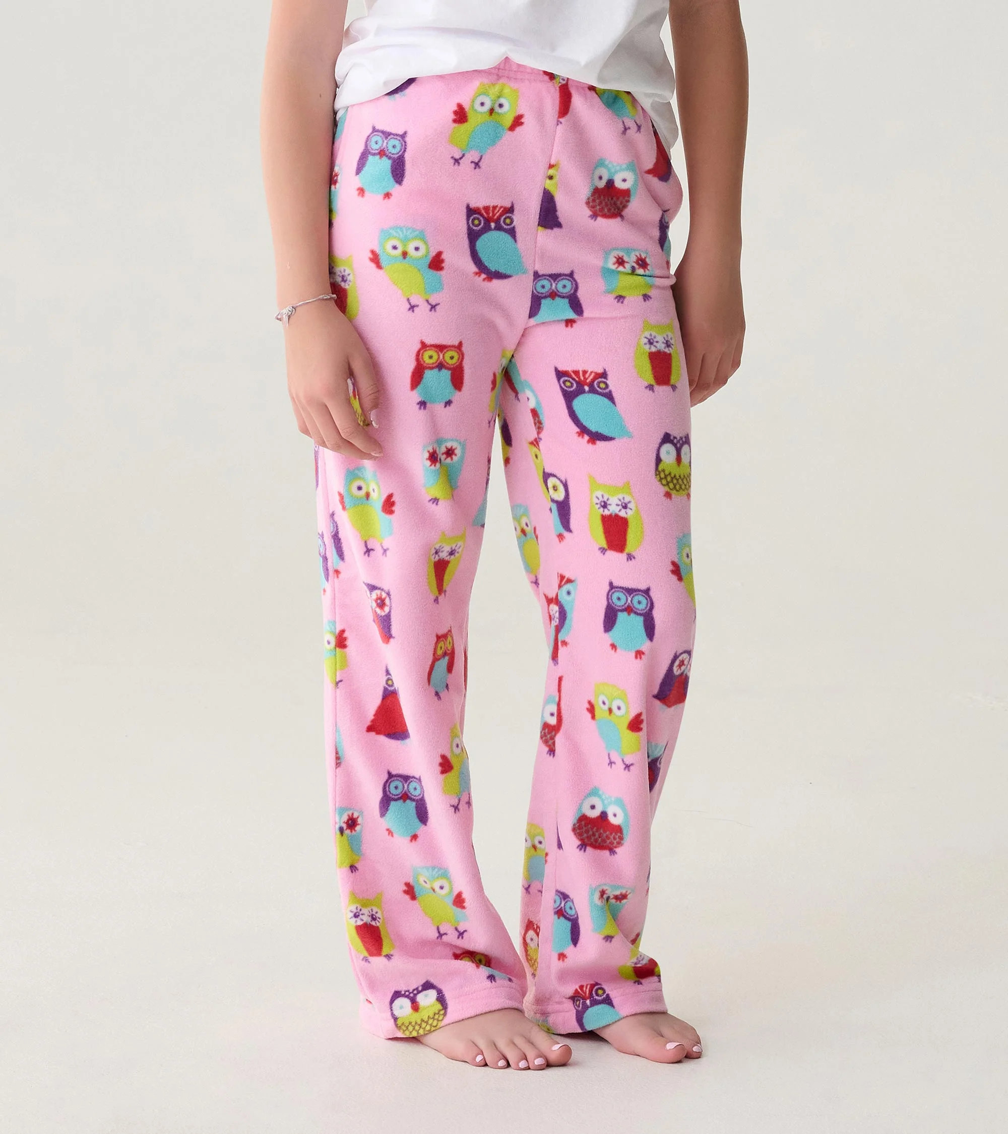 Kids Fuzzy Owls Polar Pants - Image 4