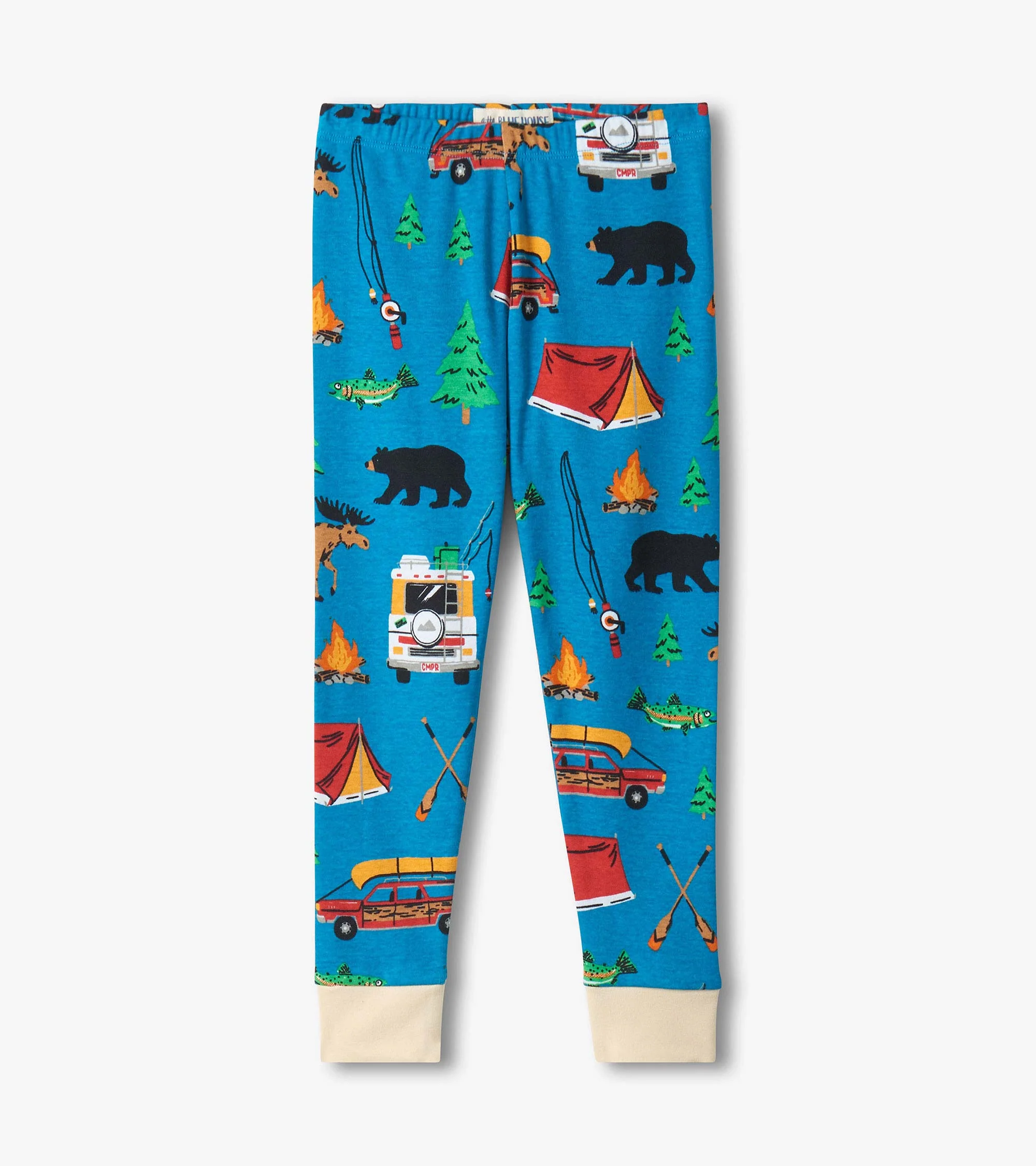 Kids Happy Camper Retro Camping Pajama Set - Image 3