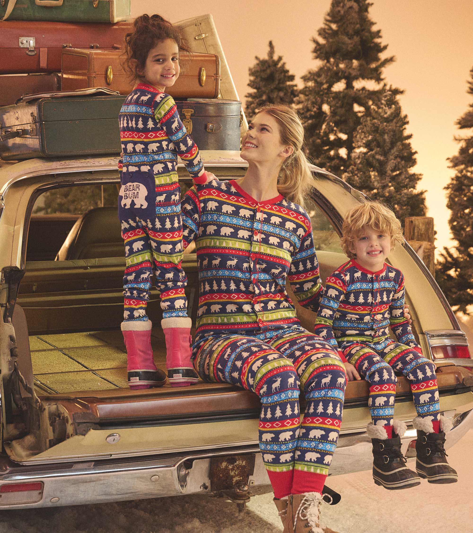 Kids Navy Fair Isle Onesie - Image 4