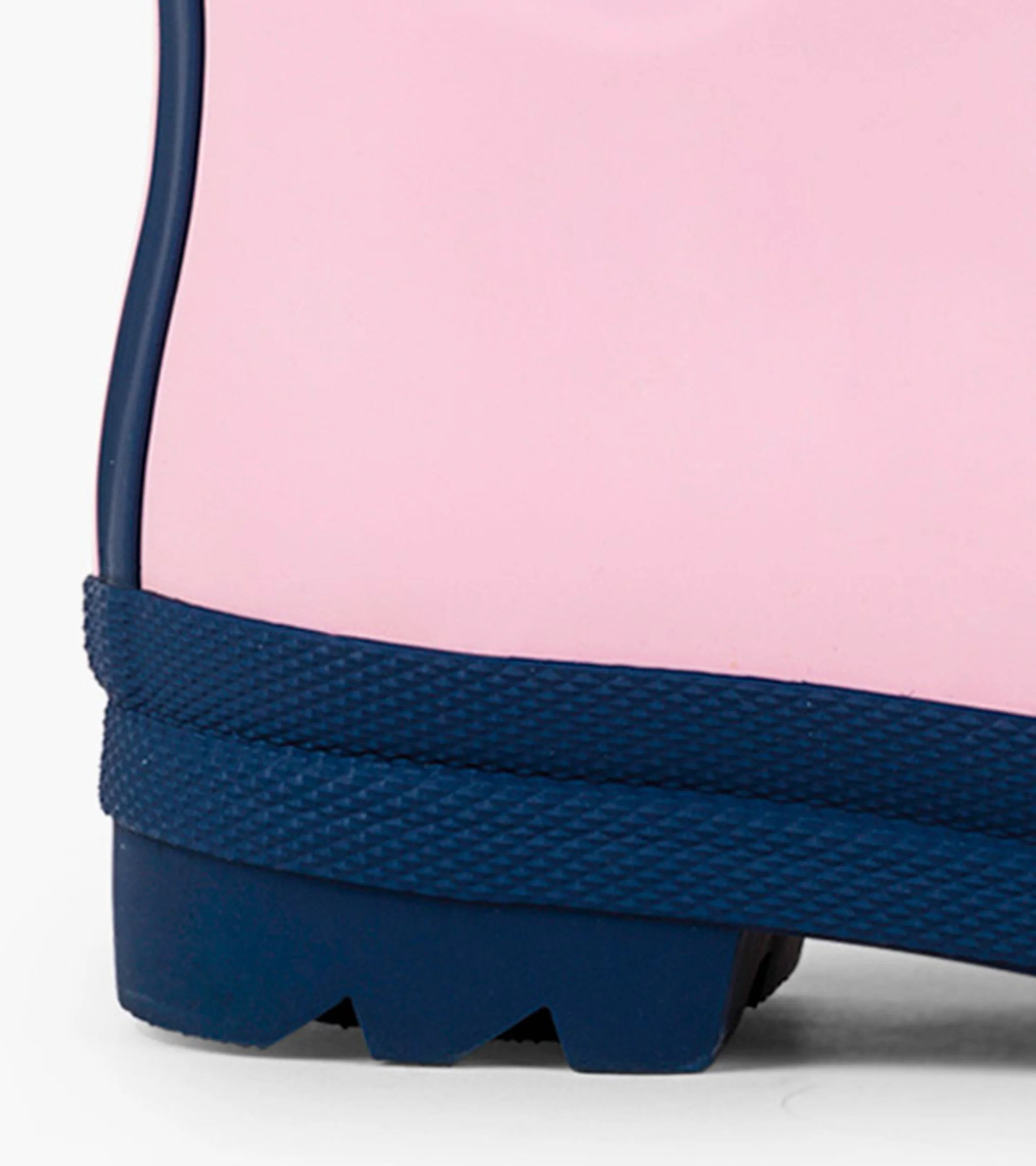 Kids Pink & Navy Matte Rain Boots - Image 5