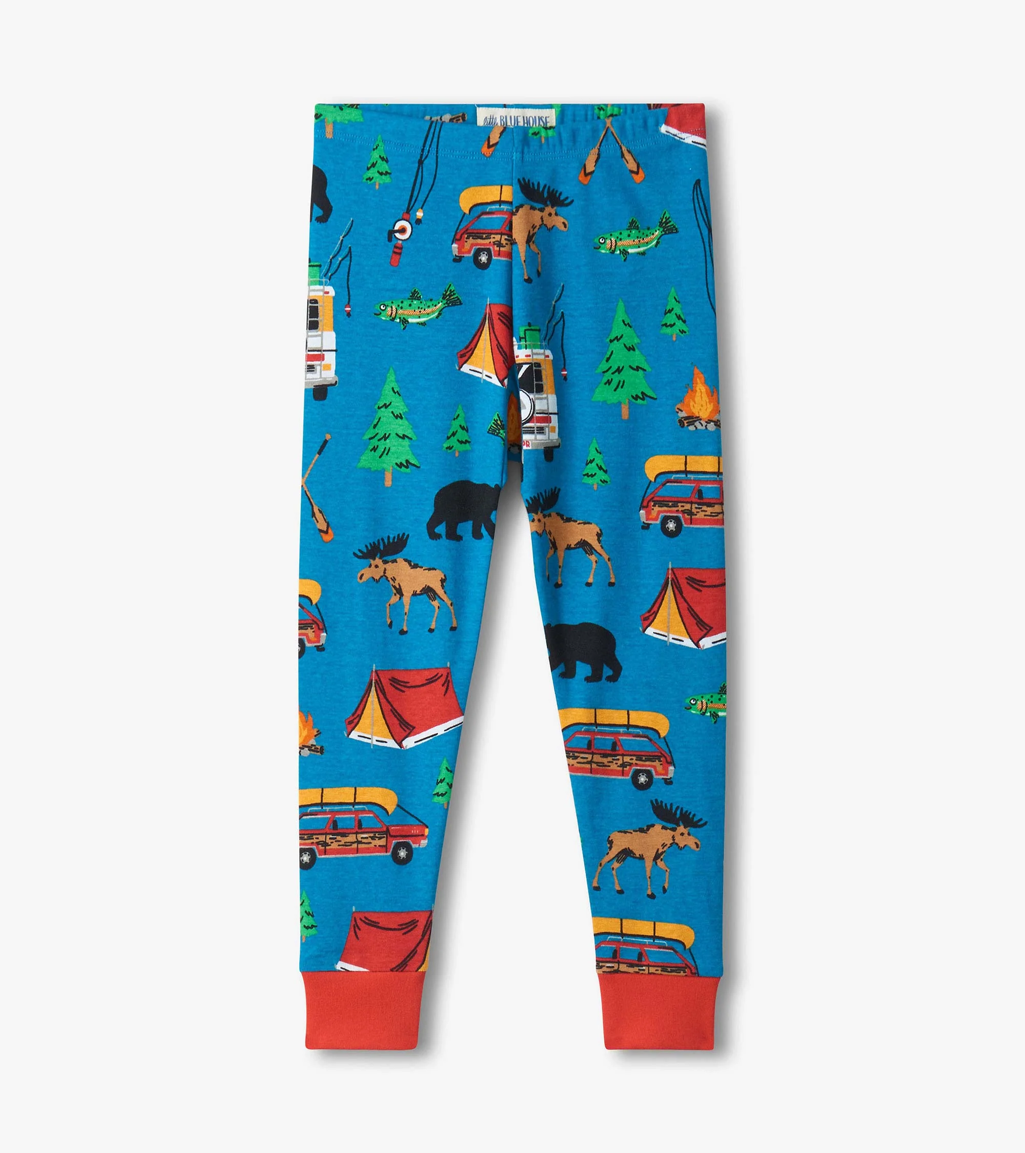 Kids Retro Camping Pajama Set - Image 3