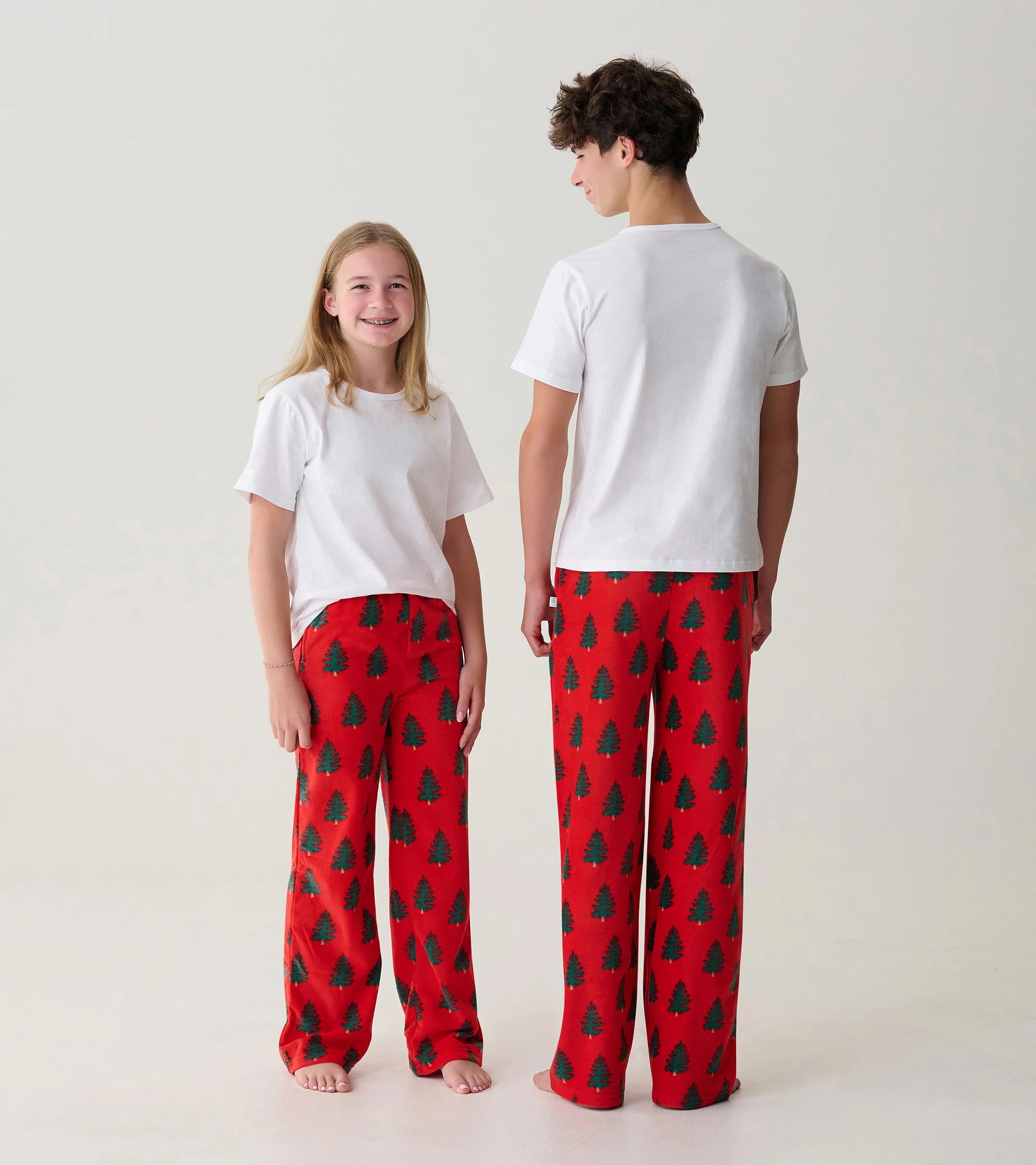 Kids Trees On Red Polar Pants - Image 7