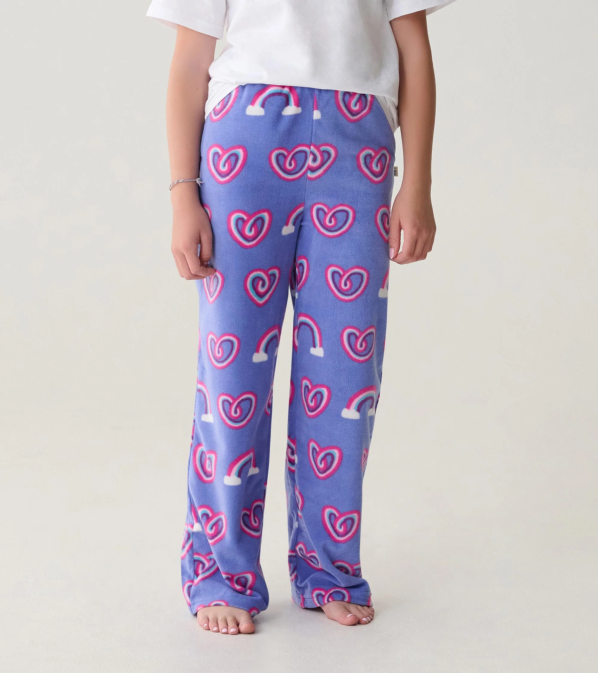 Kids Twisty Hearts Polar Pants - Image 4