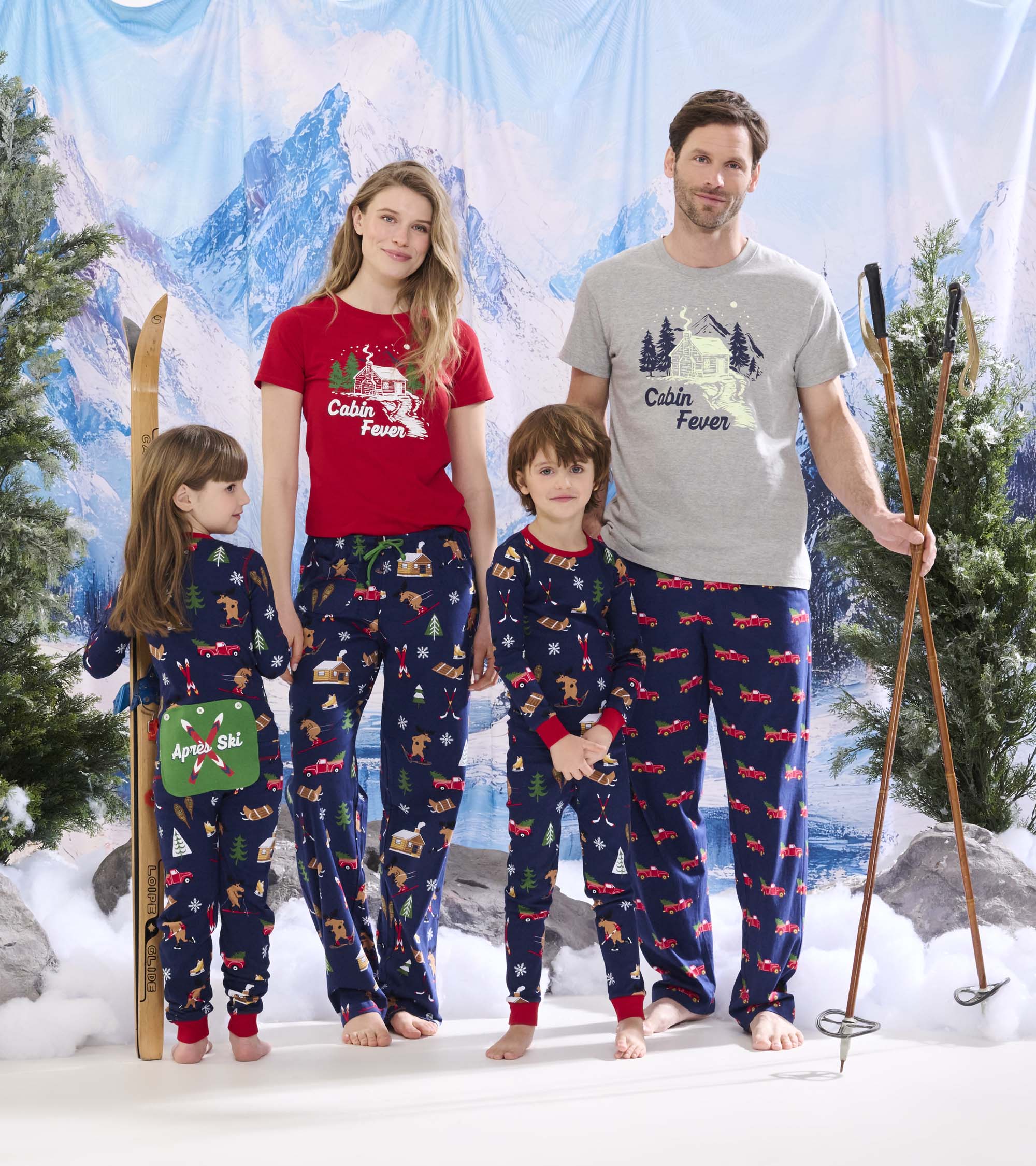Kids Winter Cabin Onesie - Image 3