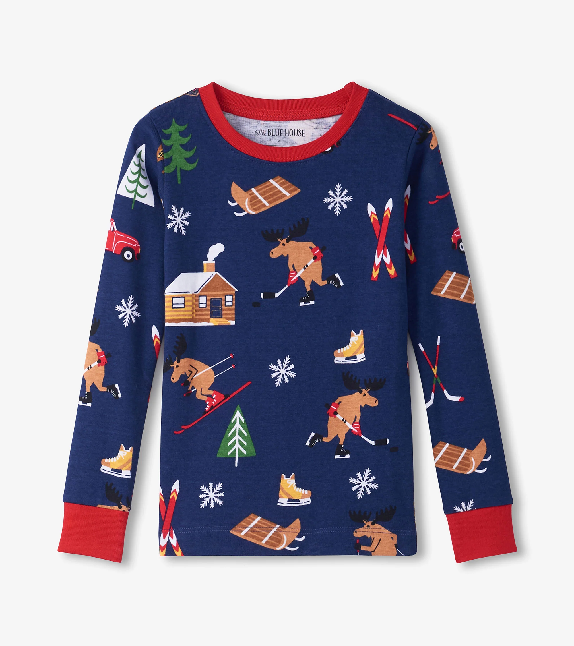 Kids Winter Cabin Pajama Set - Image 2