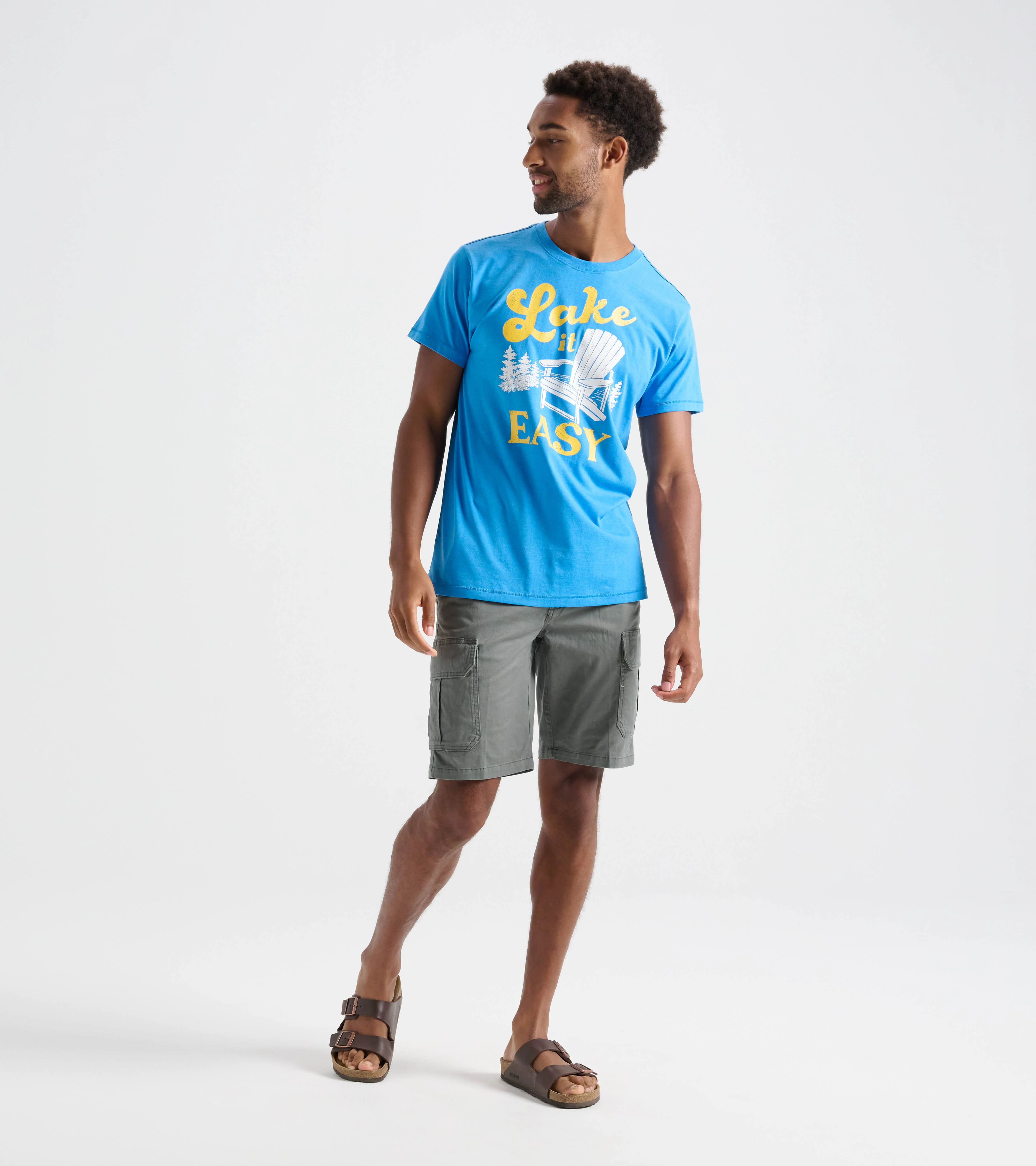 Lake It Easy Men's Tee - Image 2