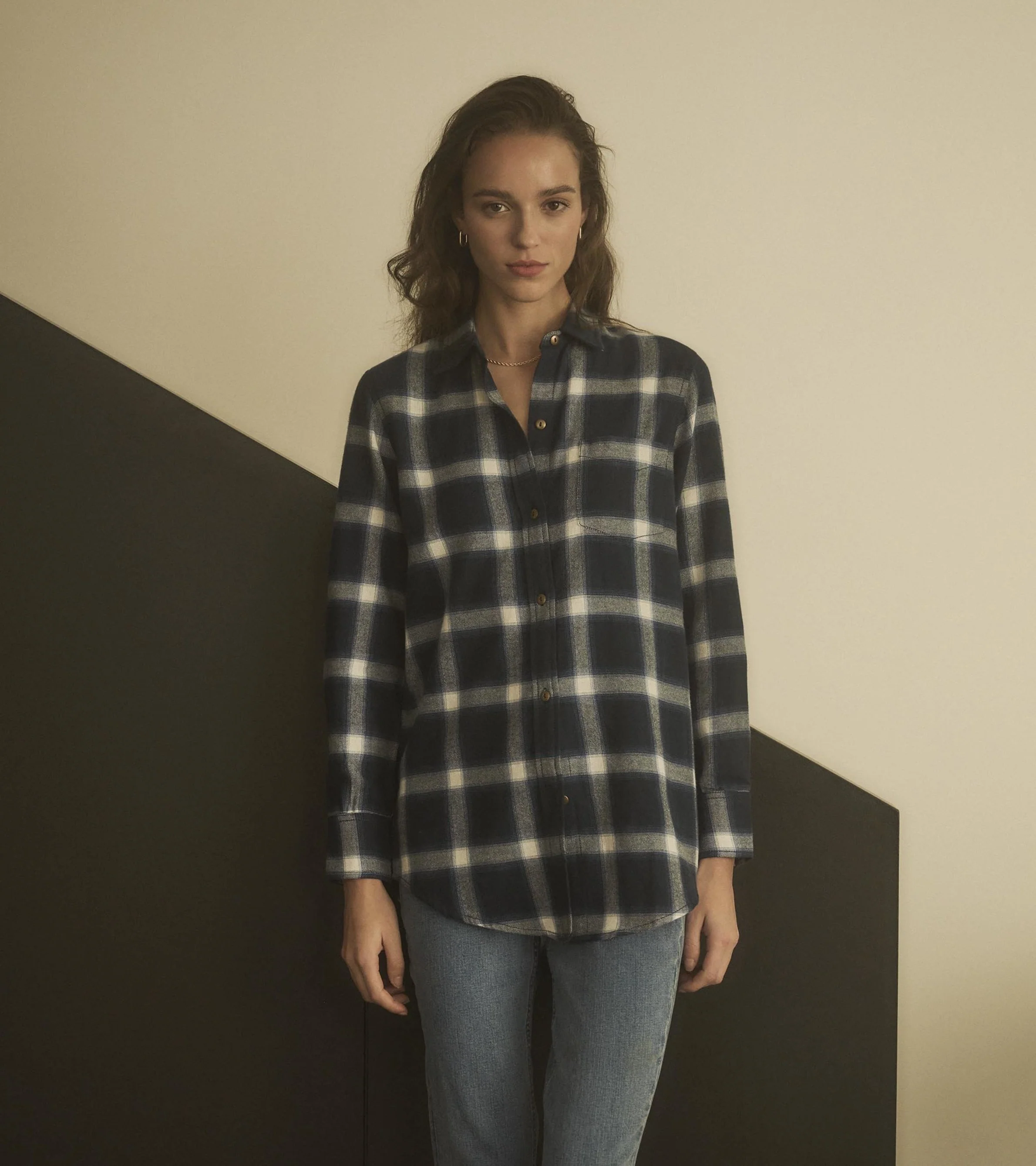 Lara Tunic - Wide Windowpane - Image 5
