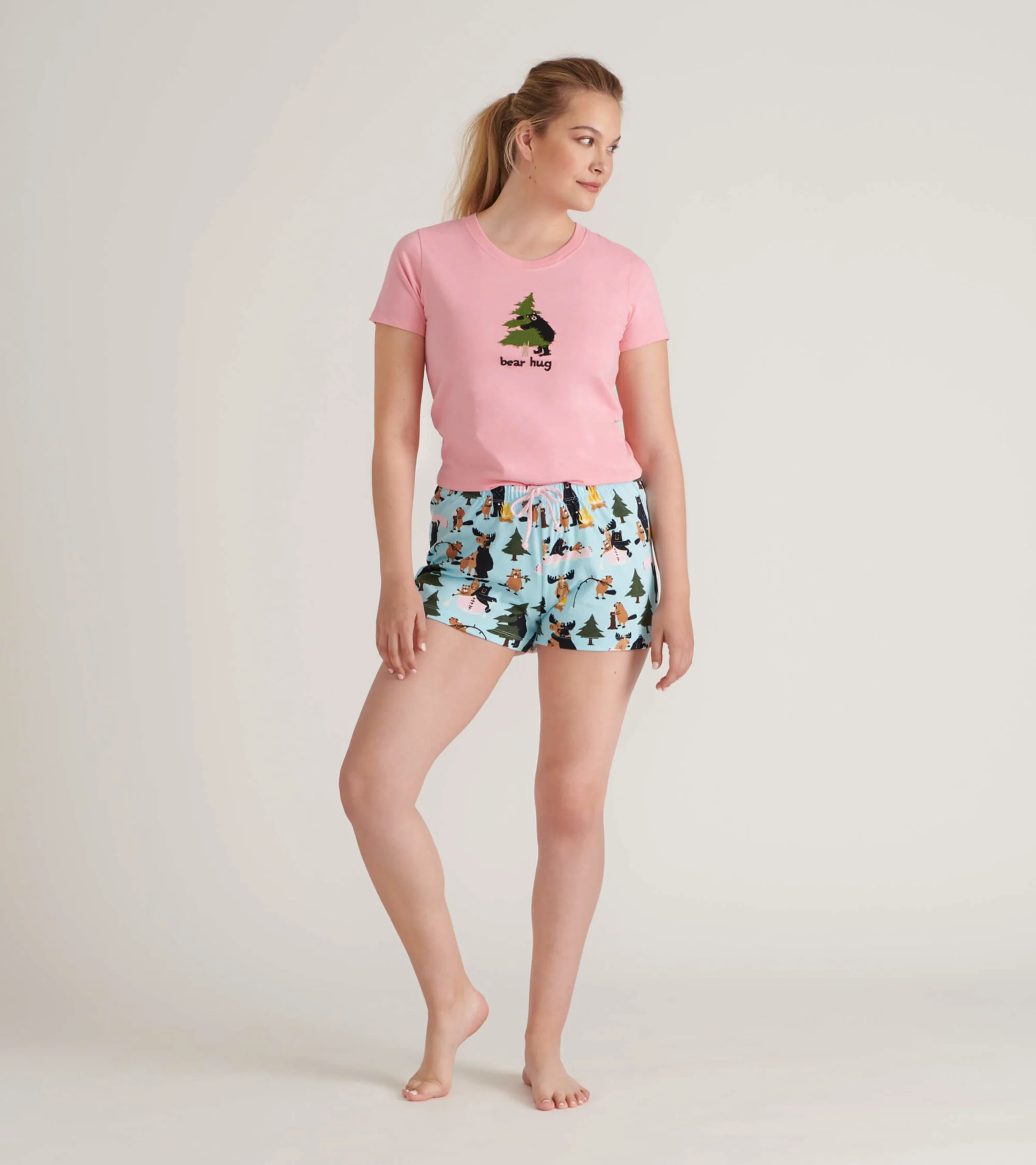 Life in the Wild Women's Cotton Sleep Shorts - Image 2