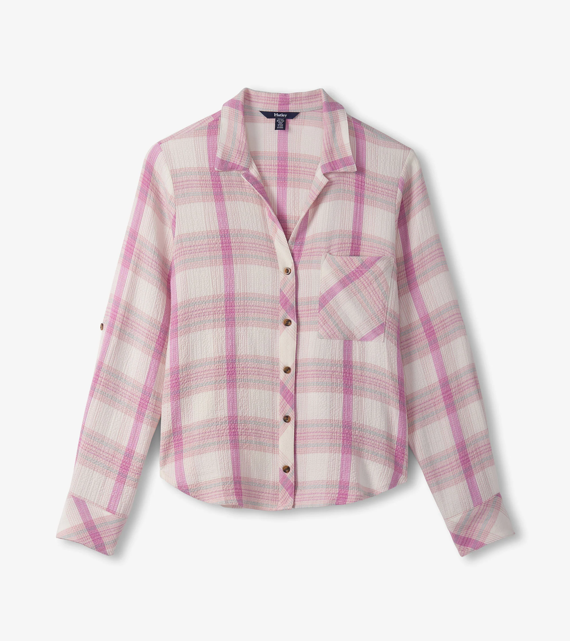 Lila Button Down - Pink Plaid - Image 2