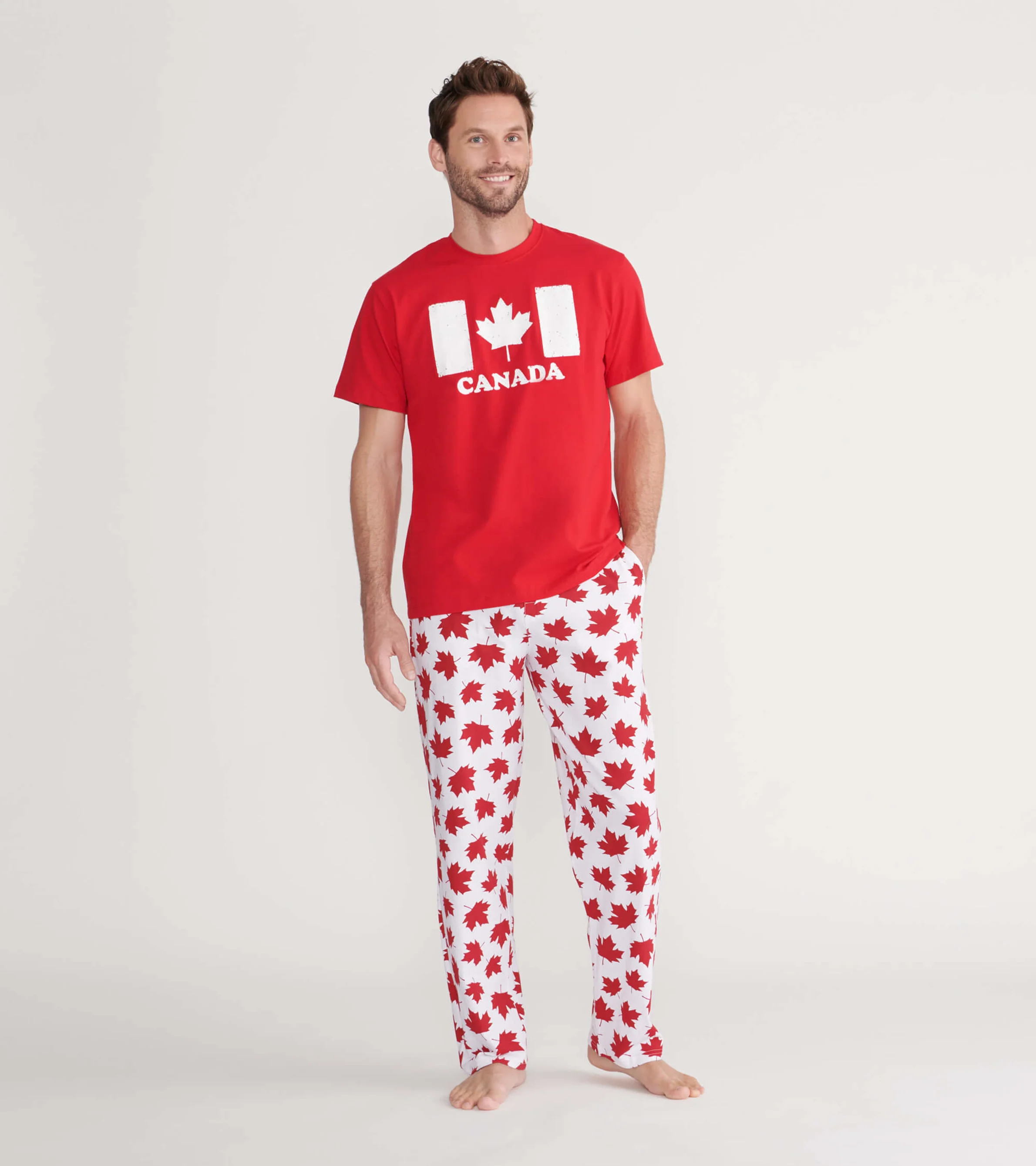 Made In Canada Men's Stretch Cotton Pajama Pants - Image 2