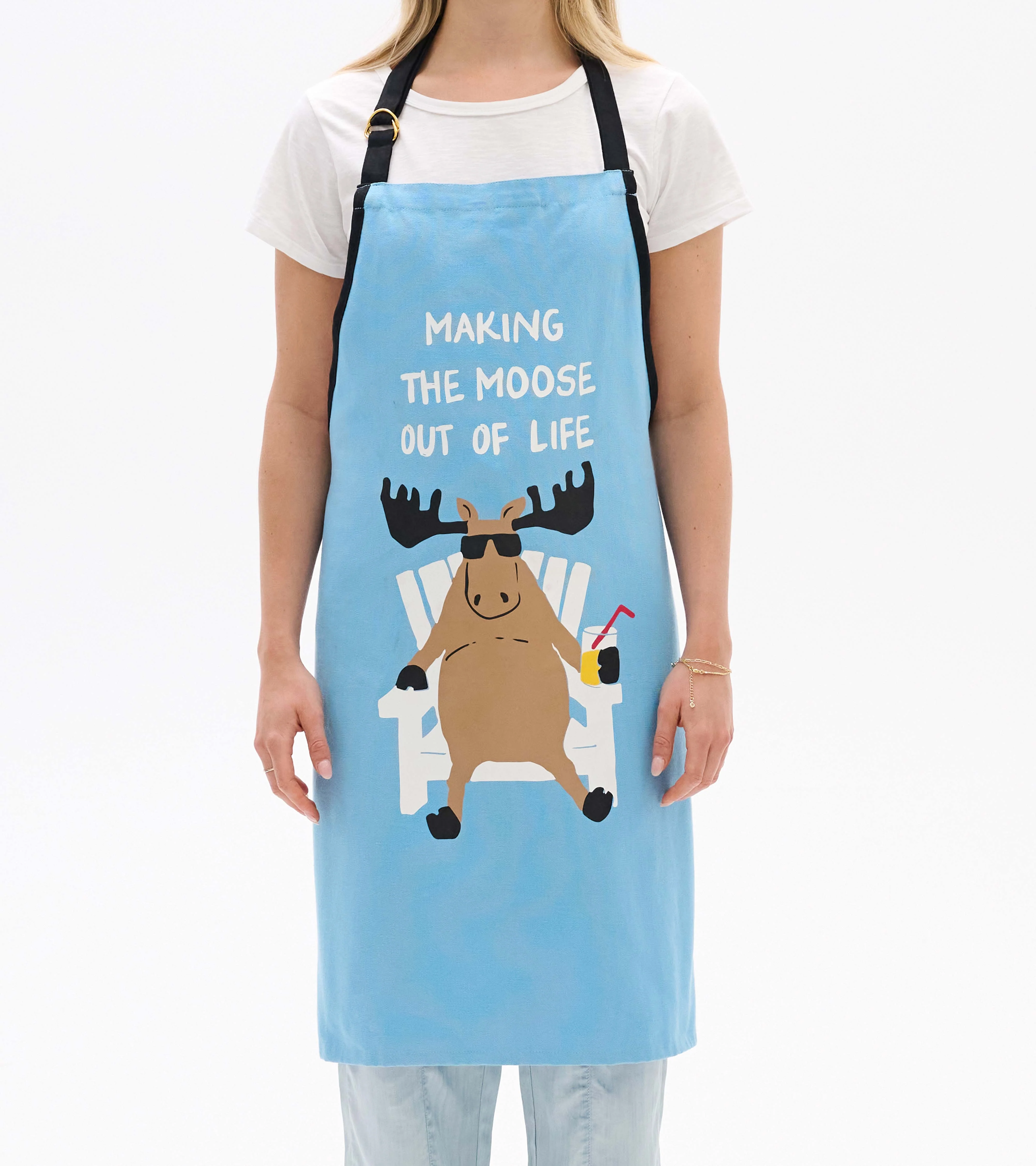 Making The Moose Out of Life Apron