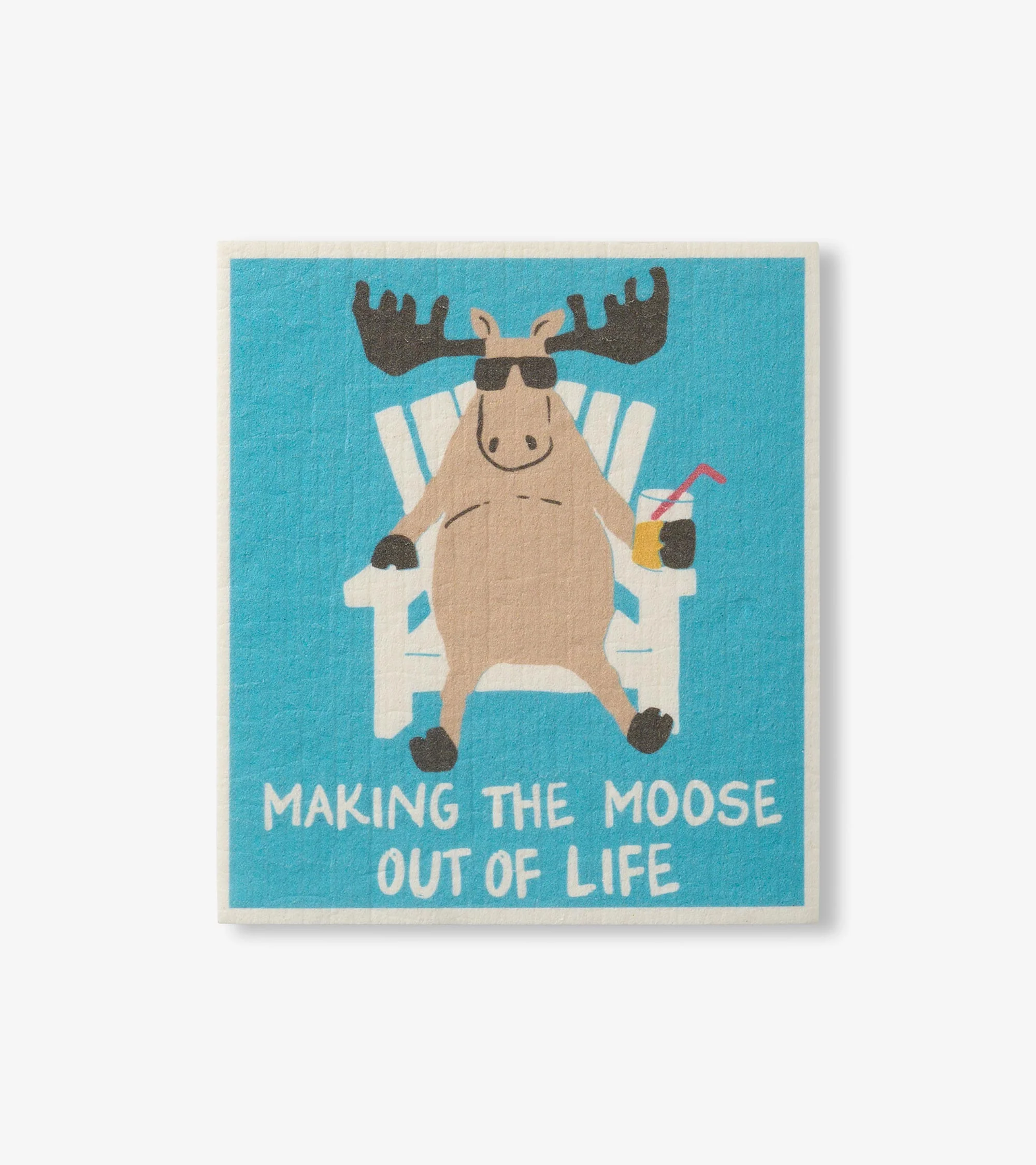 Making the Moose out of Life Reusable Swedish Dish Cloth