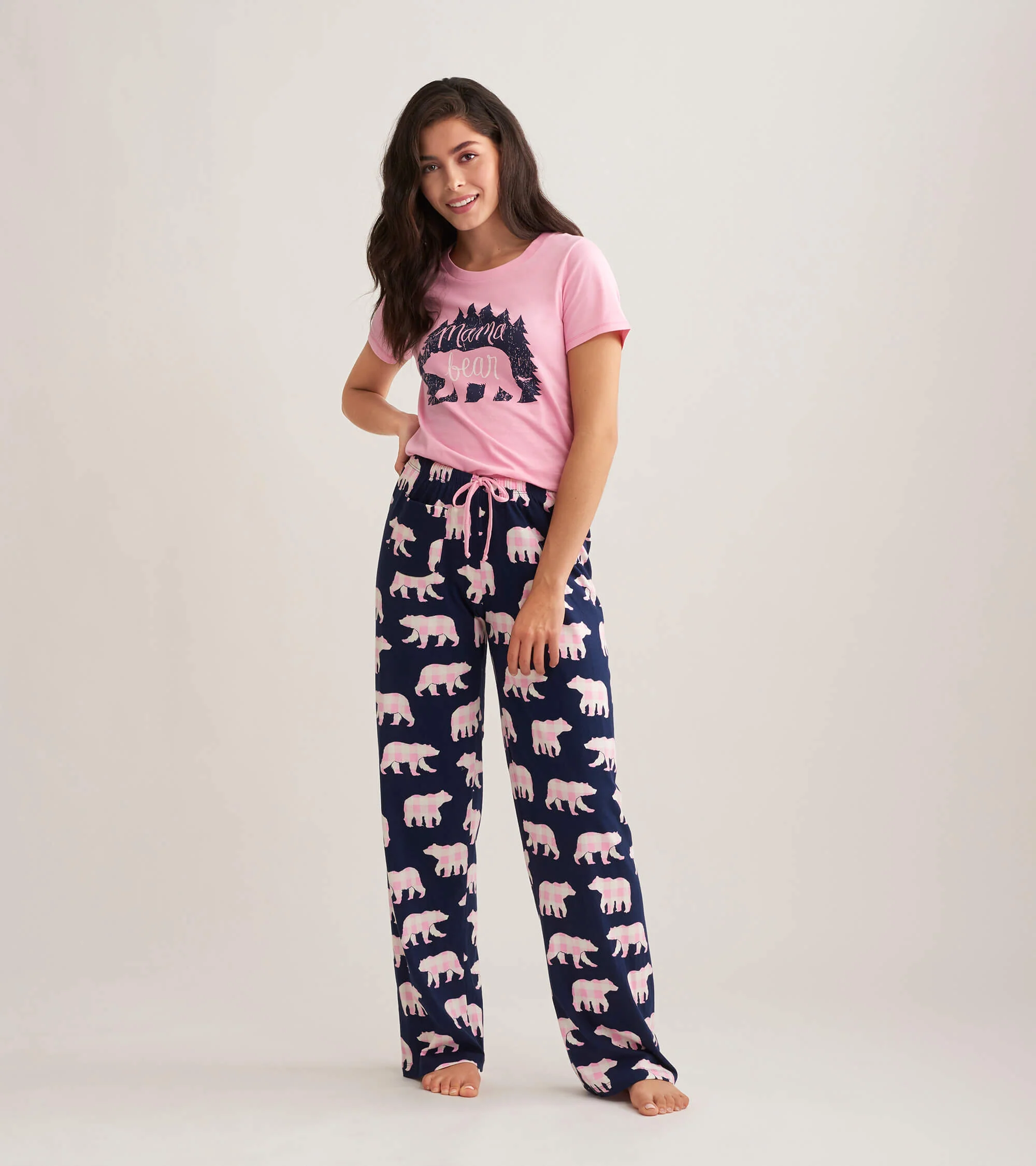 Mama Bear Women's Cotton Pajama Pants - Image 3