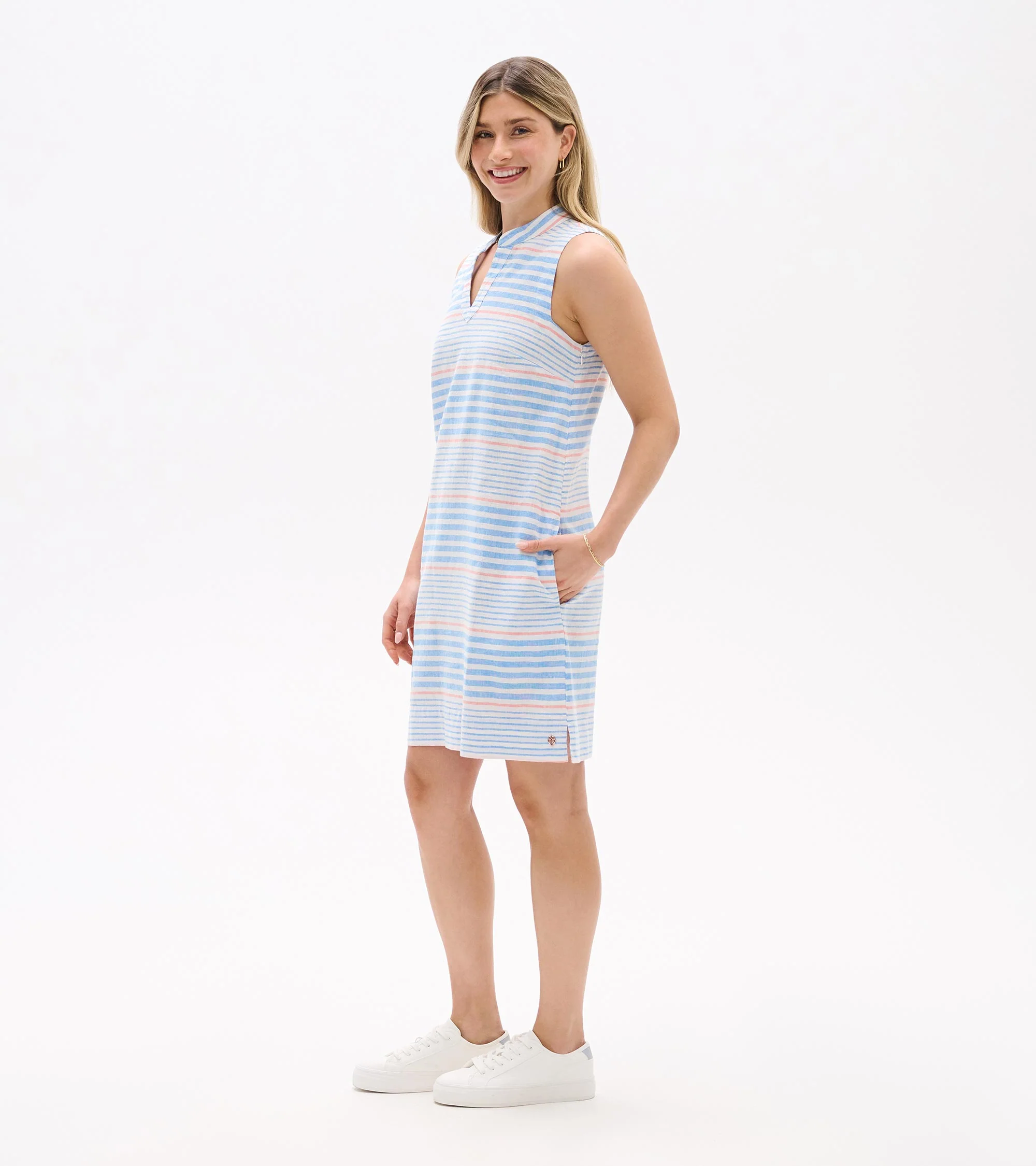 Marin Dress - Fresh Water Stripes - Image 3