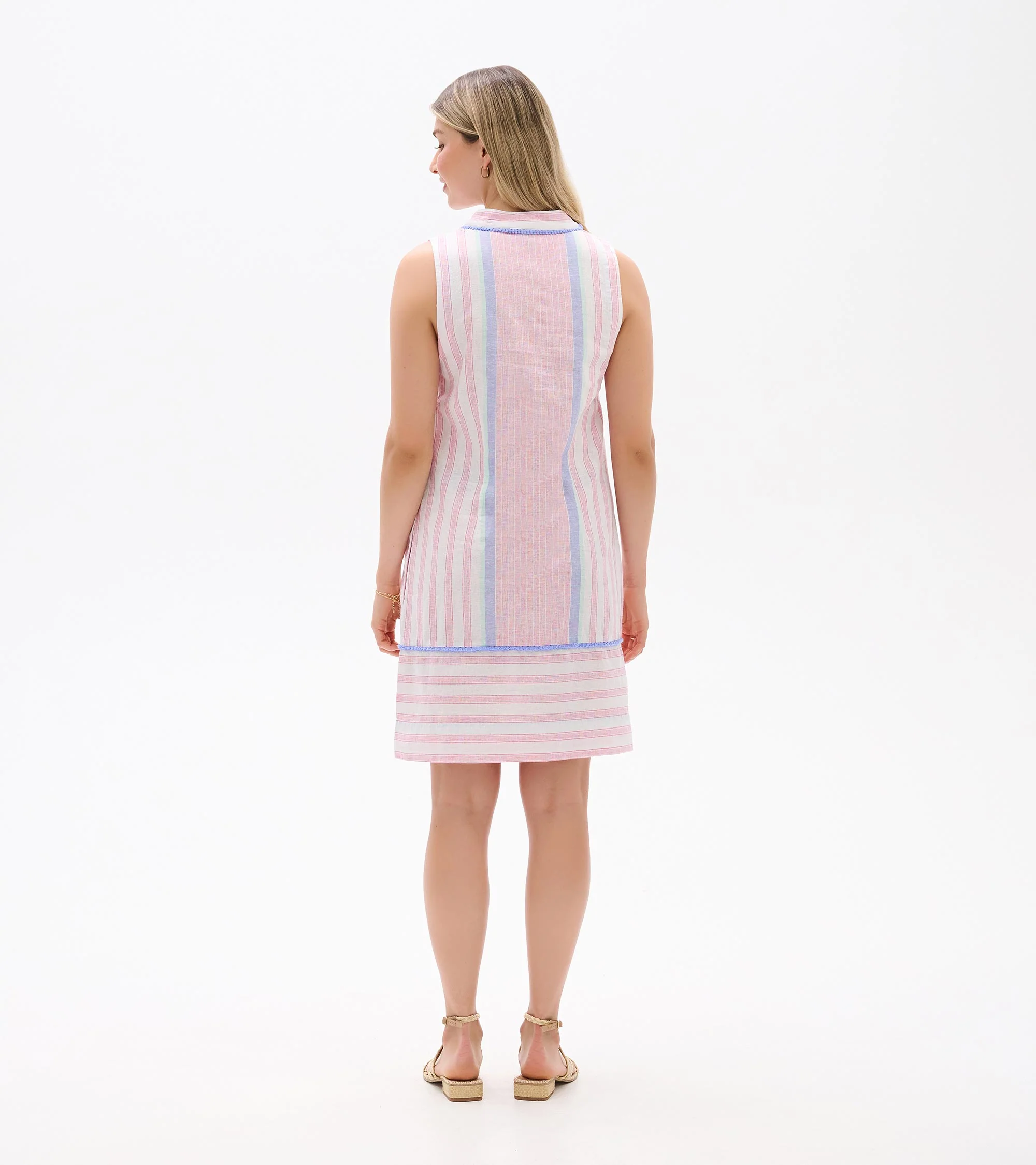 Marin Dress - Gradient Pink Stripes - Image 4