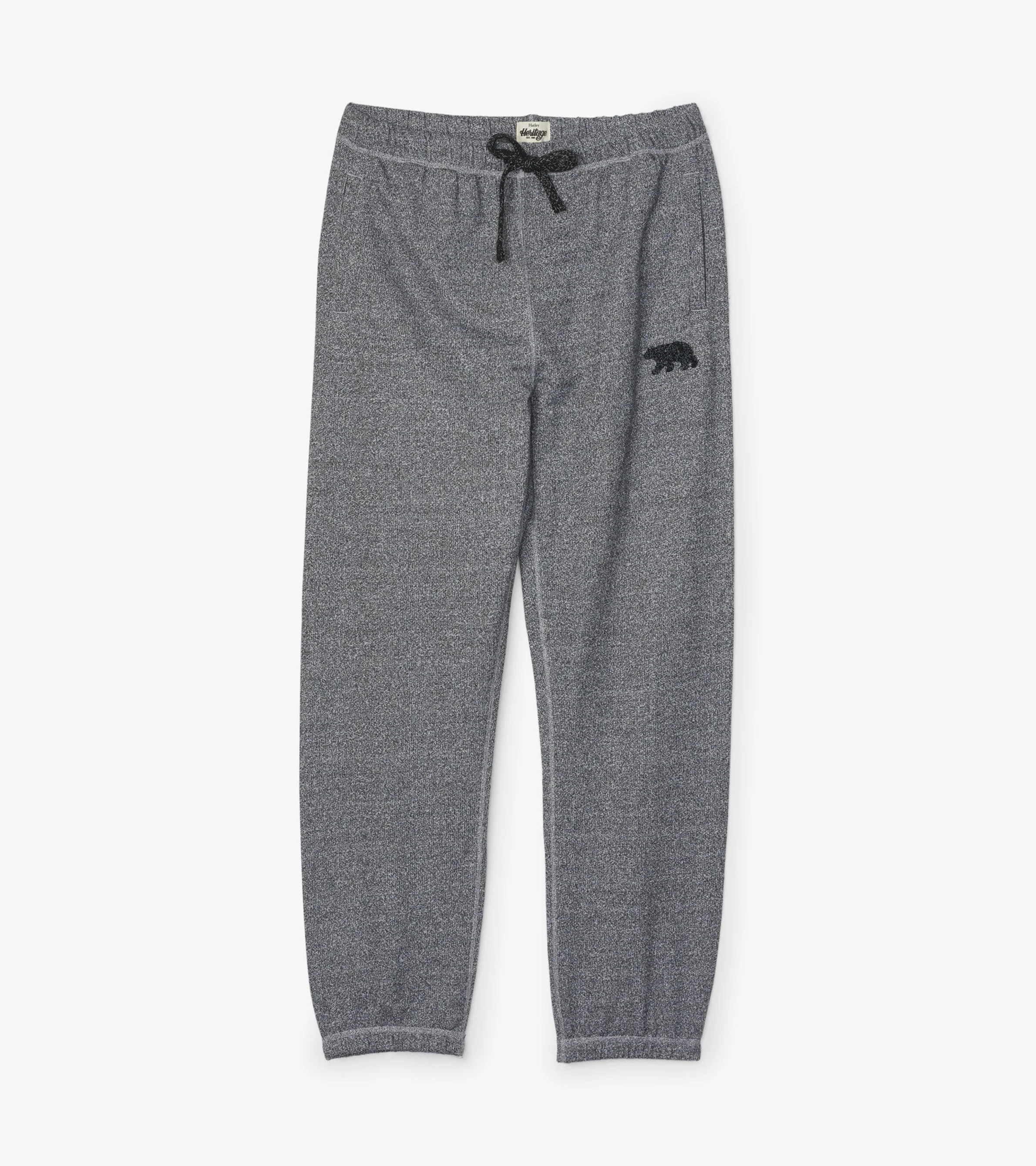 Marled Grey Bear Men's Heritage Joggers - Image 4