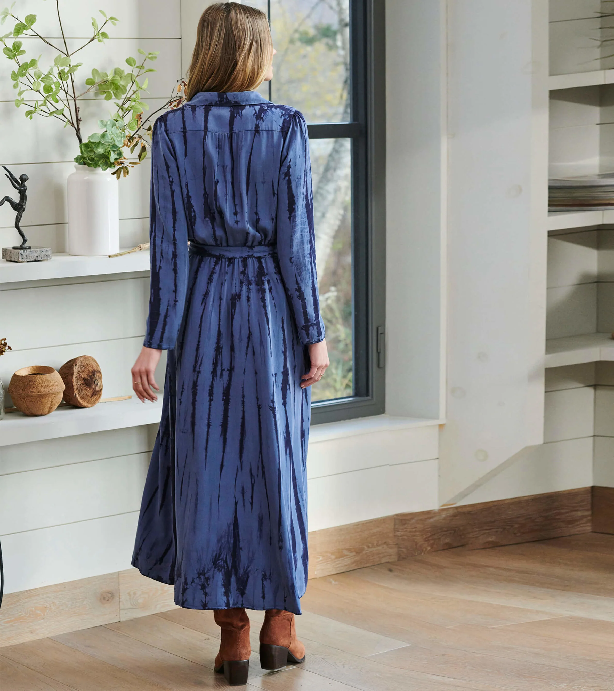 Maxi Shirt Dress - Into the Deep - Image 5