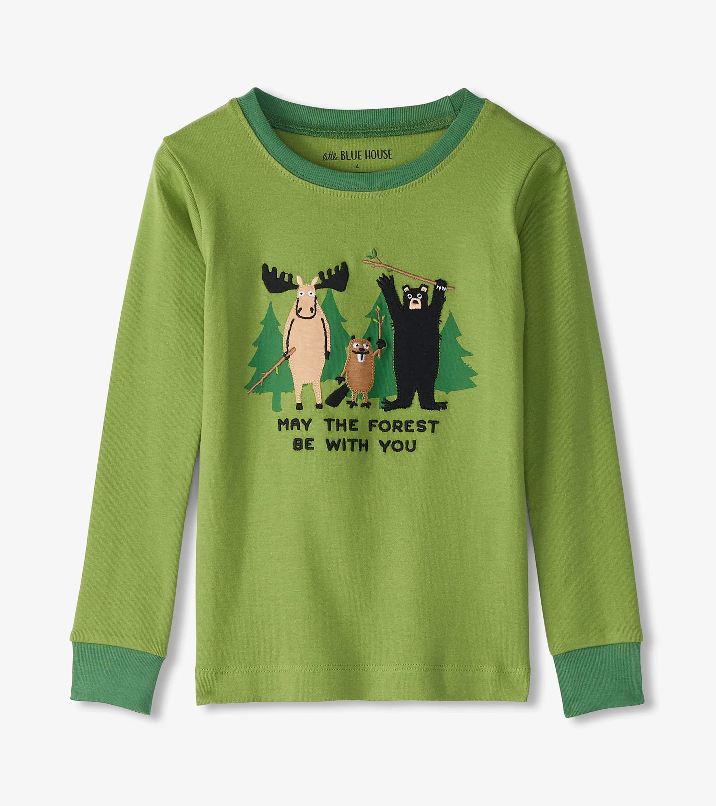 May The Forest Be With You Kids Pajama Set - Image 2