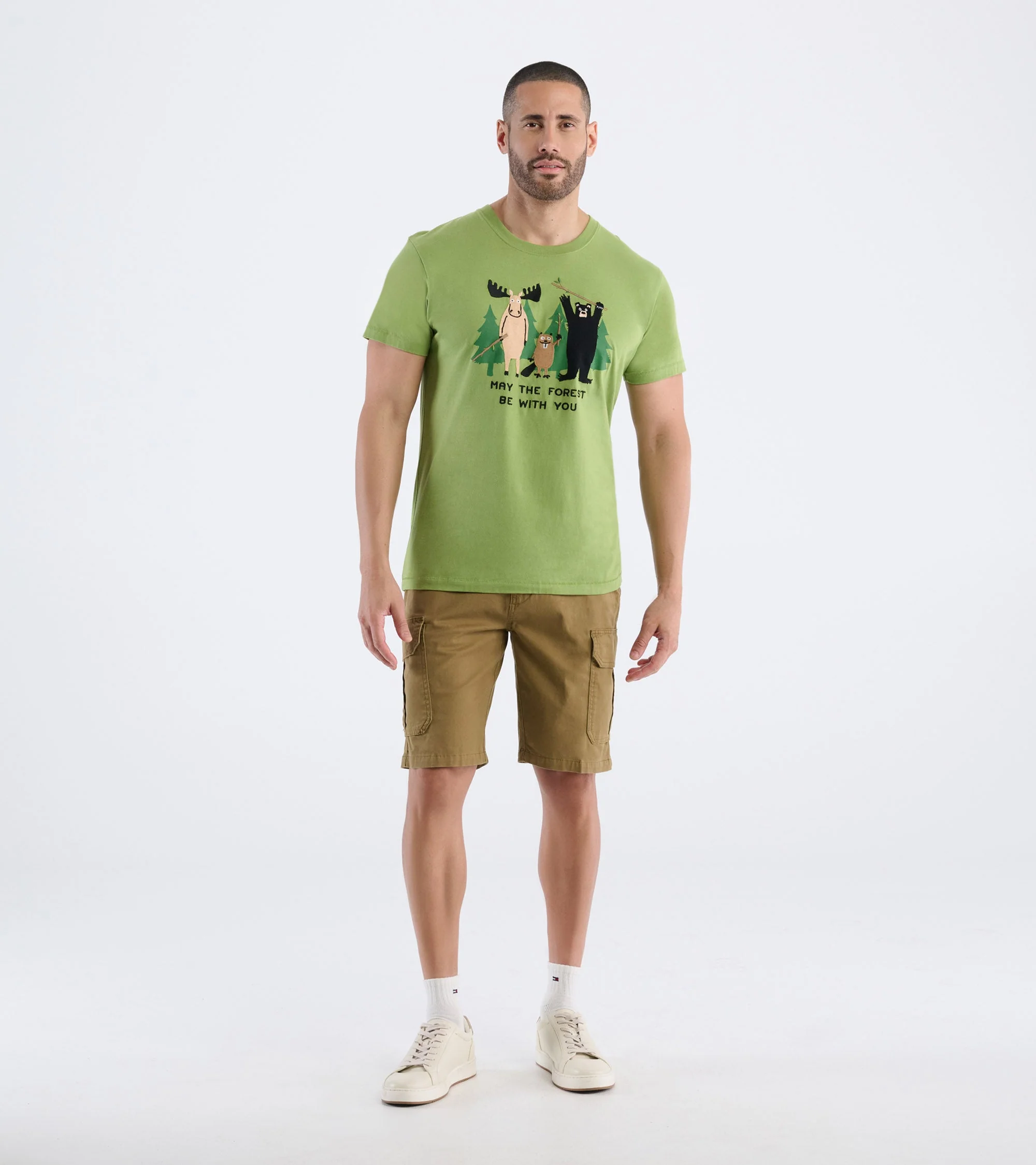 May The Forest Be With You Men's Tee - Image 3