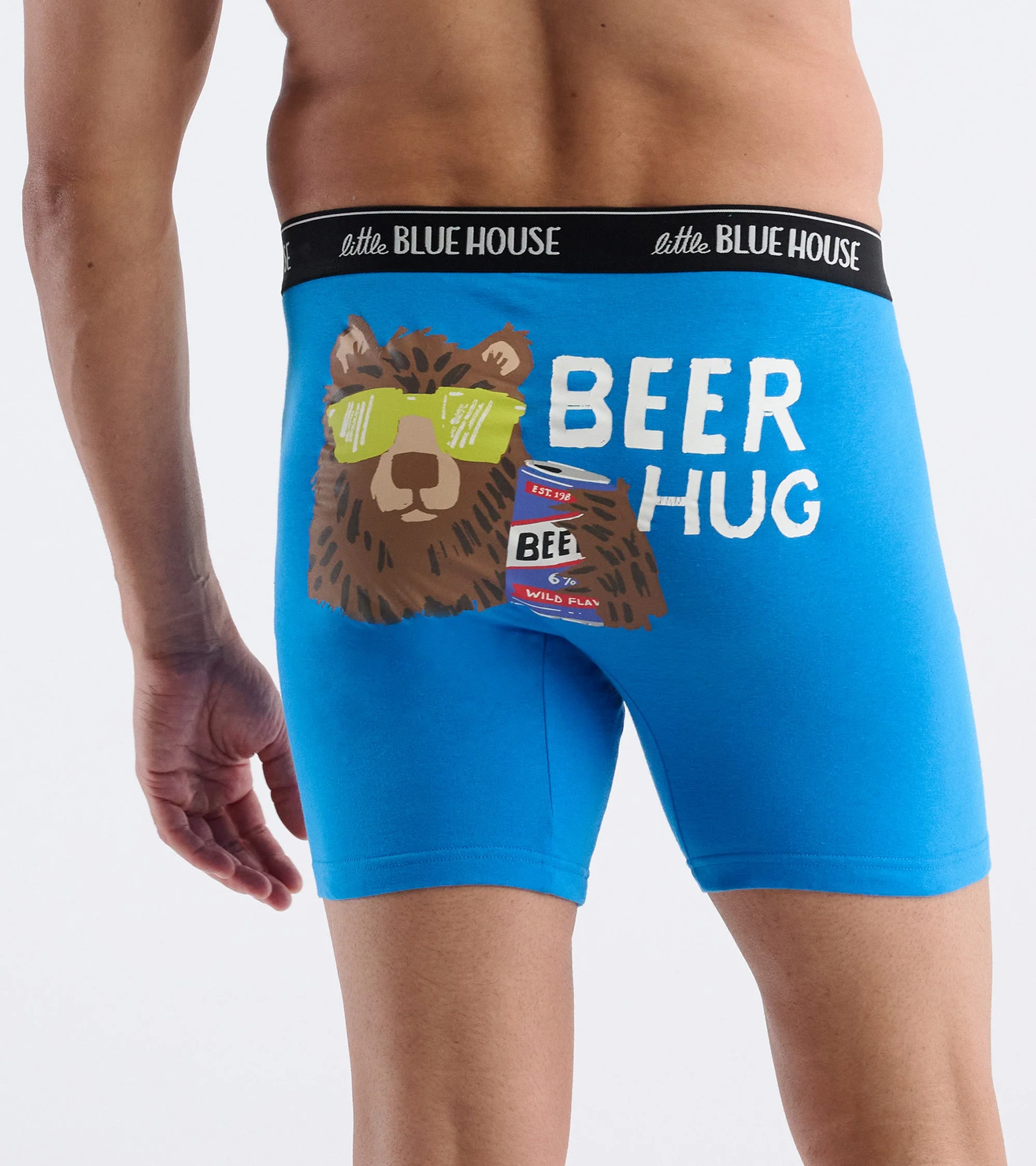 Men's Beer Hug Boxer Briefs