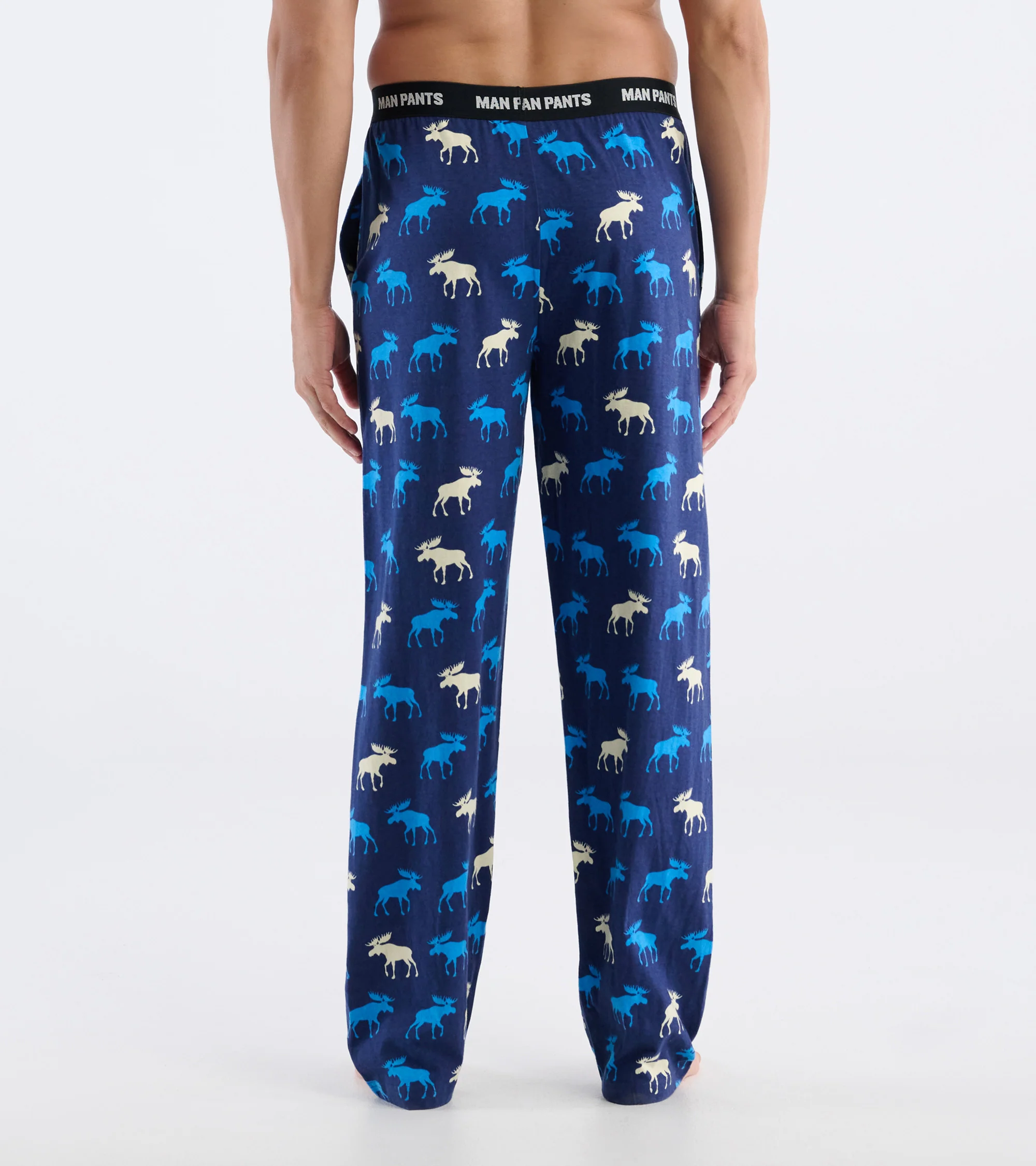 Men's Blue Moose Man Pants - Image 4