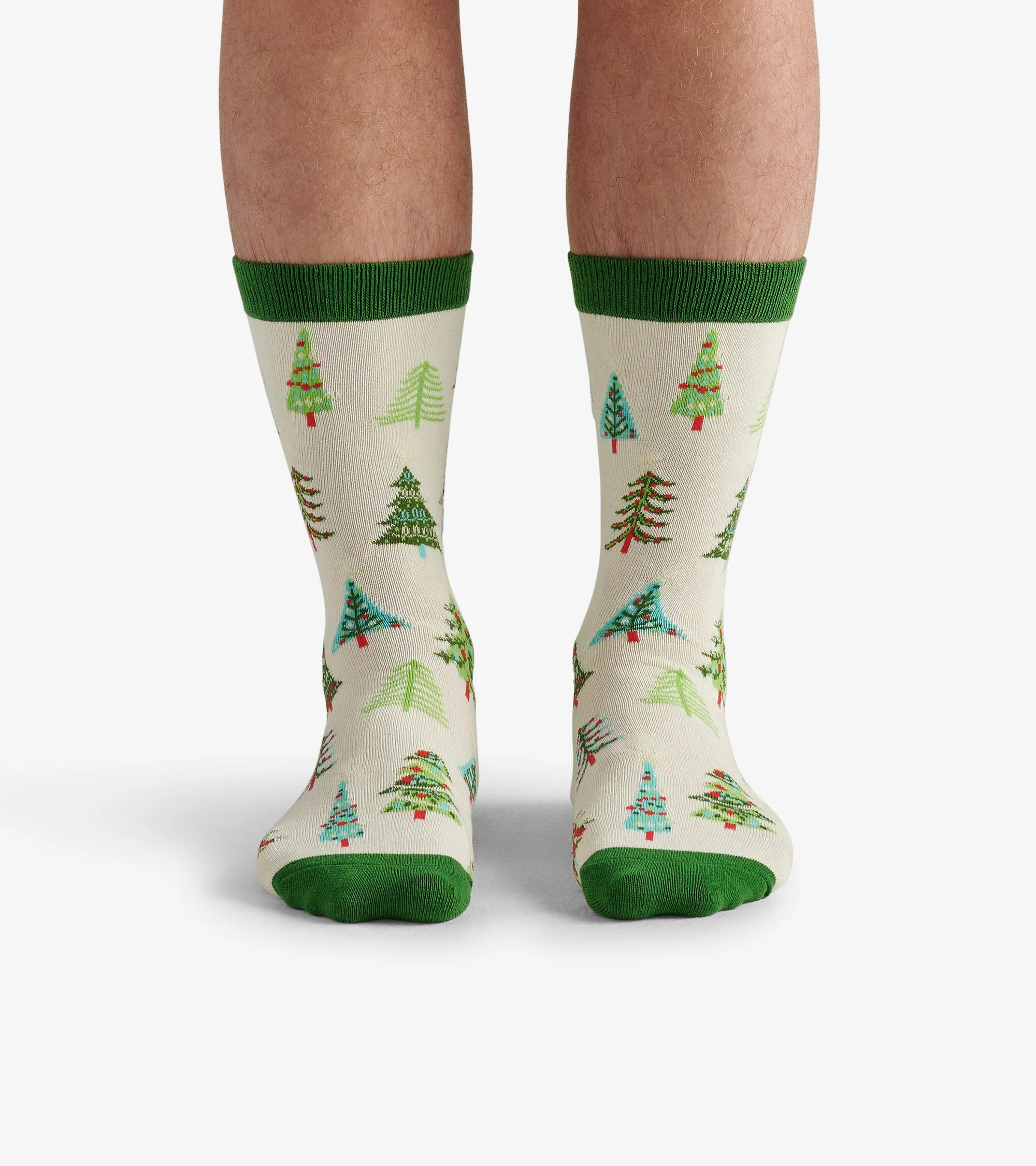 Men's Christmas Trees Crew Socks - Image 3