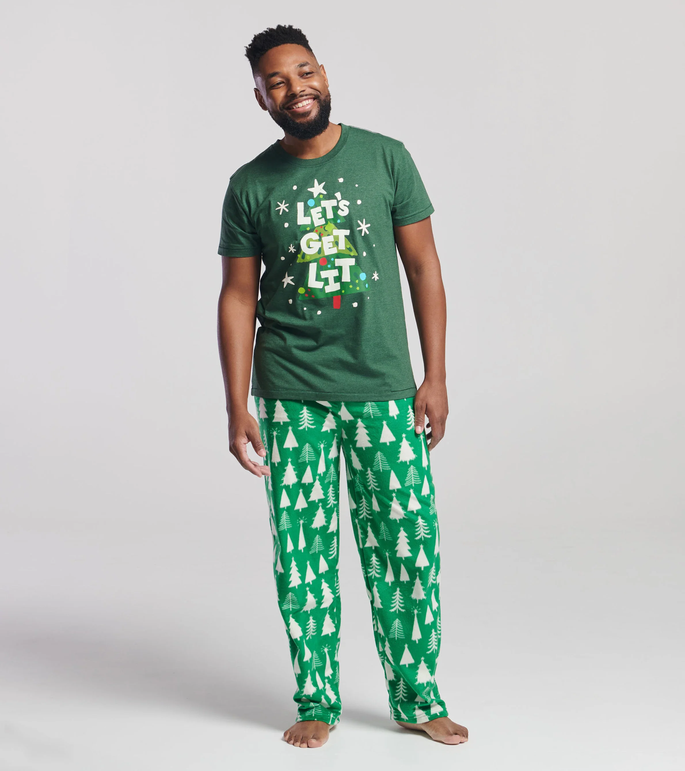 Men's Christmas Trees T-Shirt - Image 4