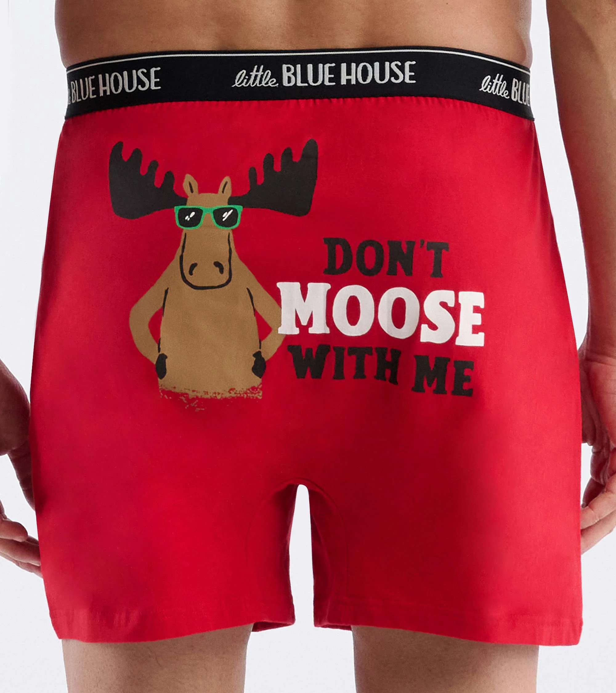Men's Don't Moose With Me Boxer Shorts - Image 2
