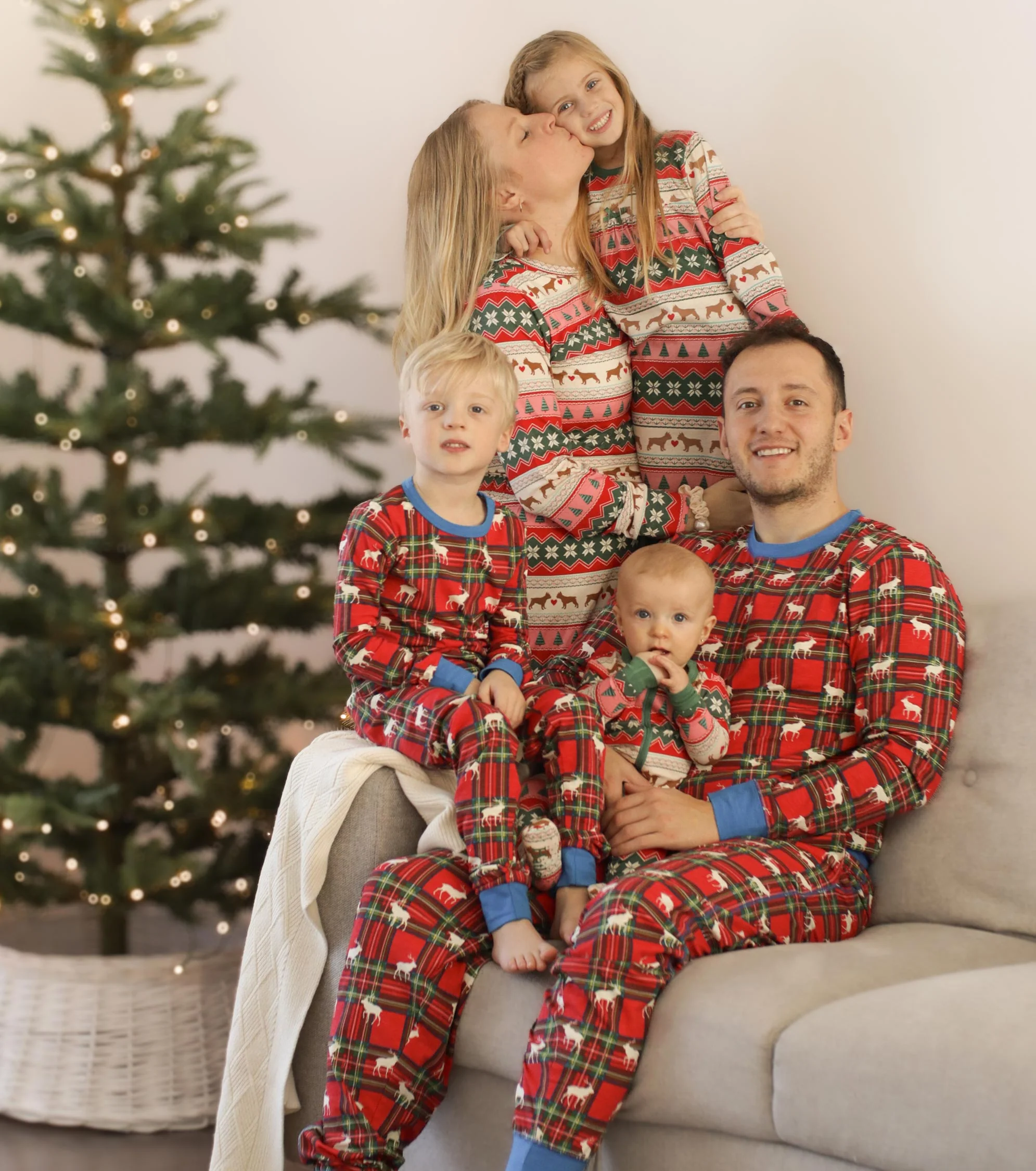 Men's Elk Plaid Pajama Set - Image 3