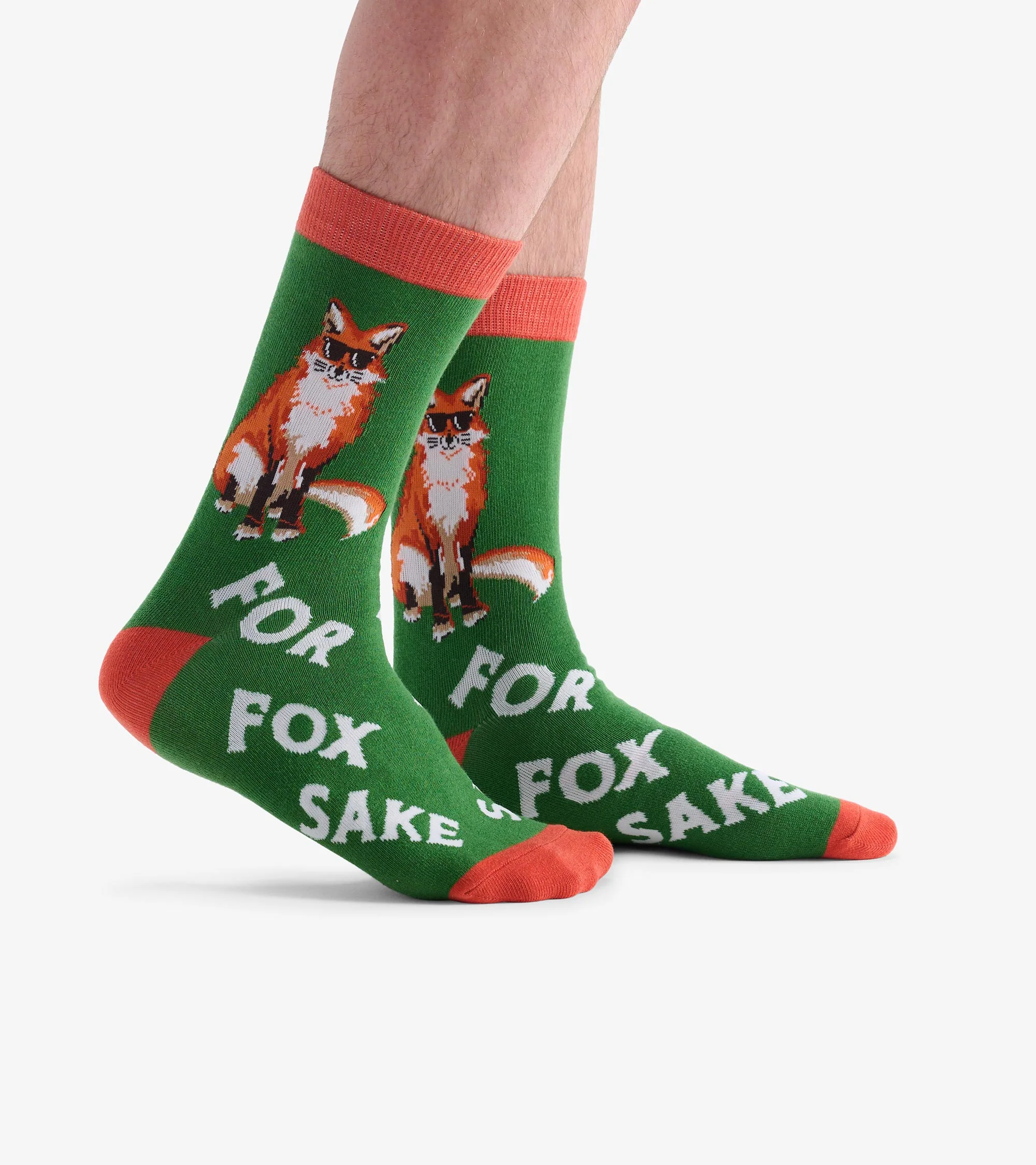 Men's For Fox Sake Crew Socks - Image 4