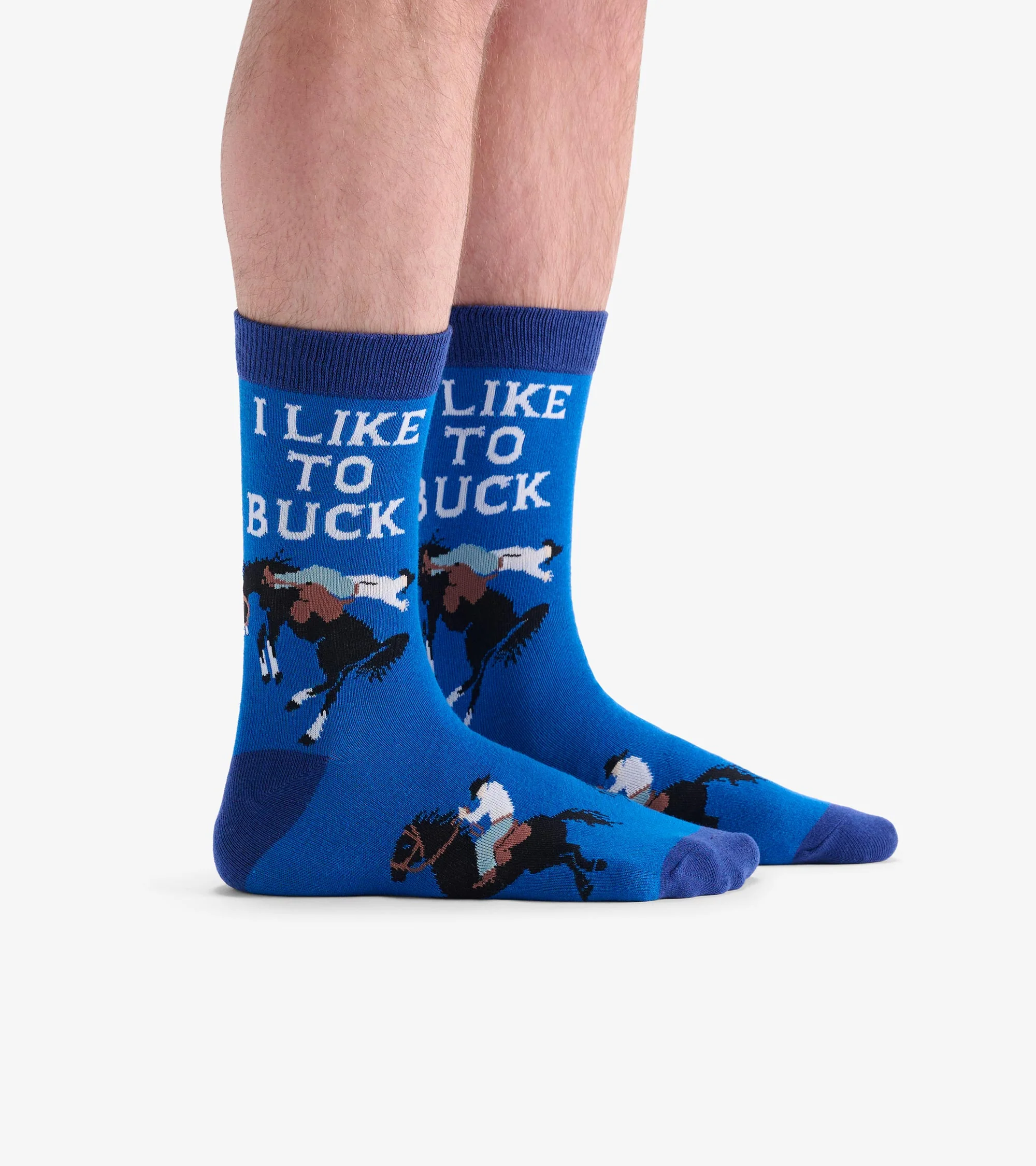 Men's I Like To Buck Crew Socks